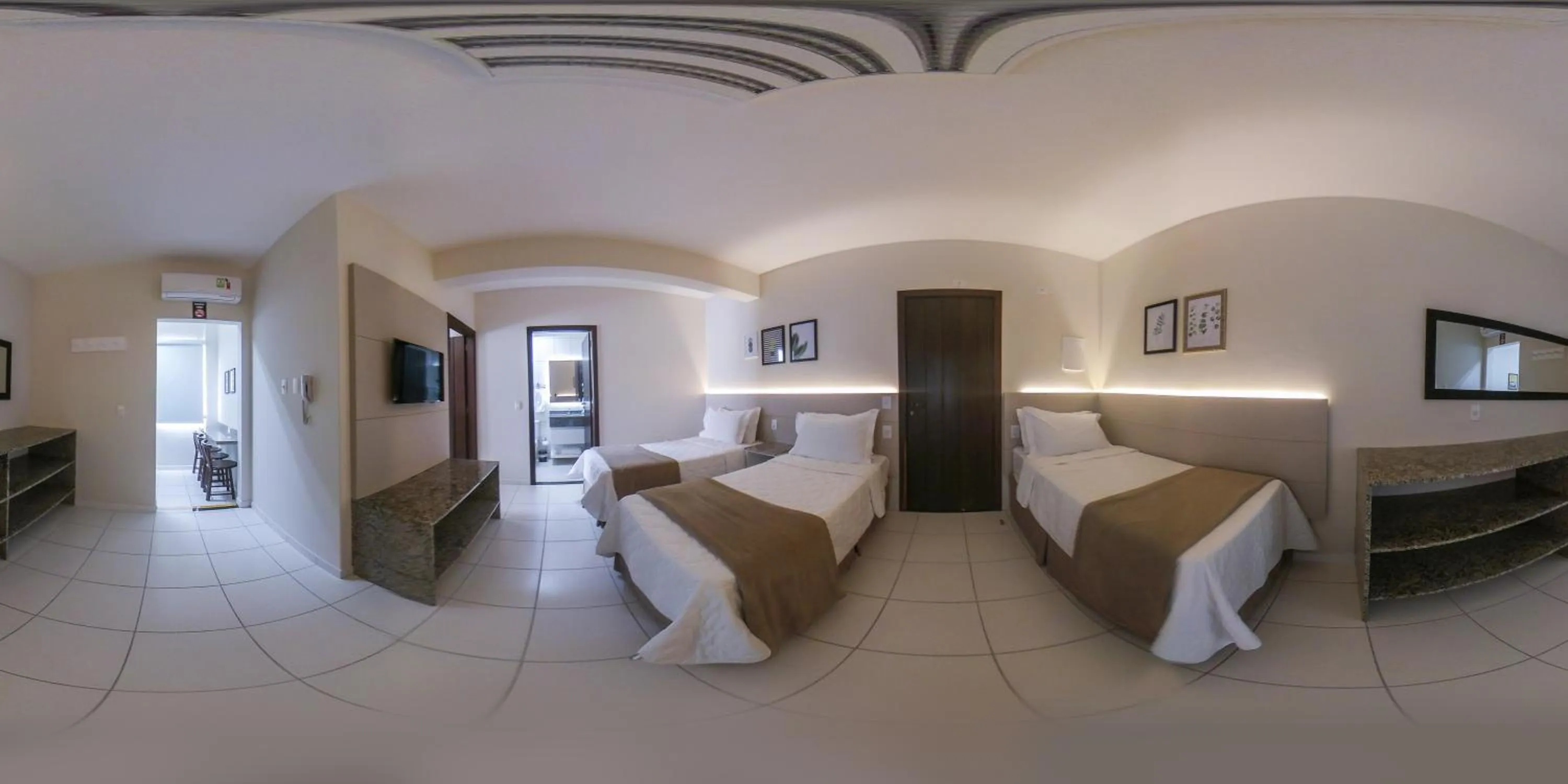 Bed in Pousada Doluar