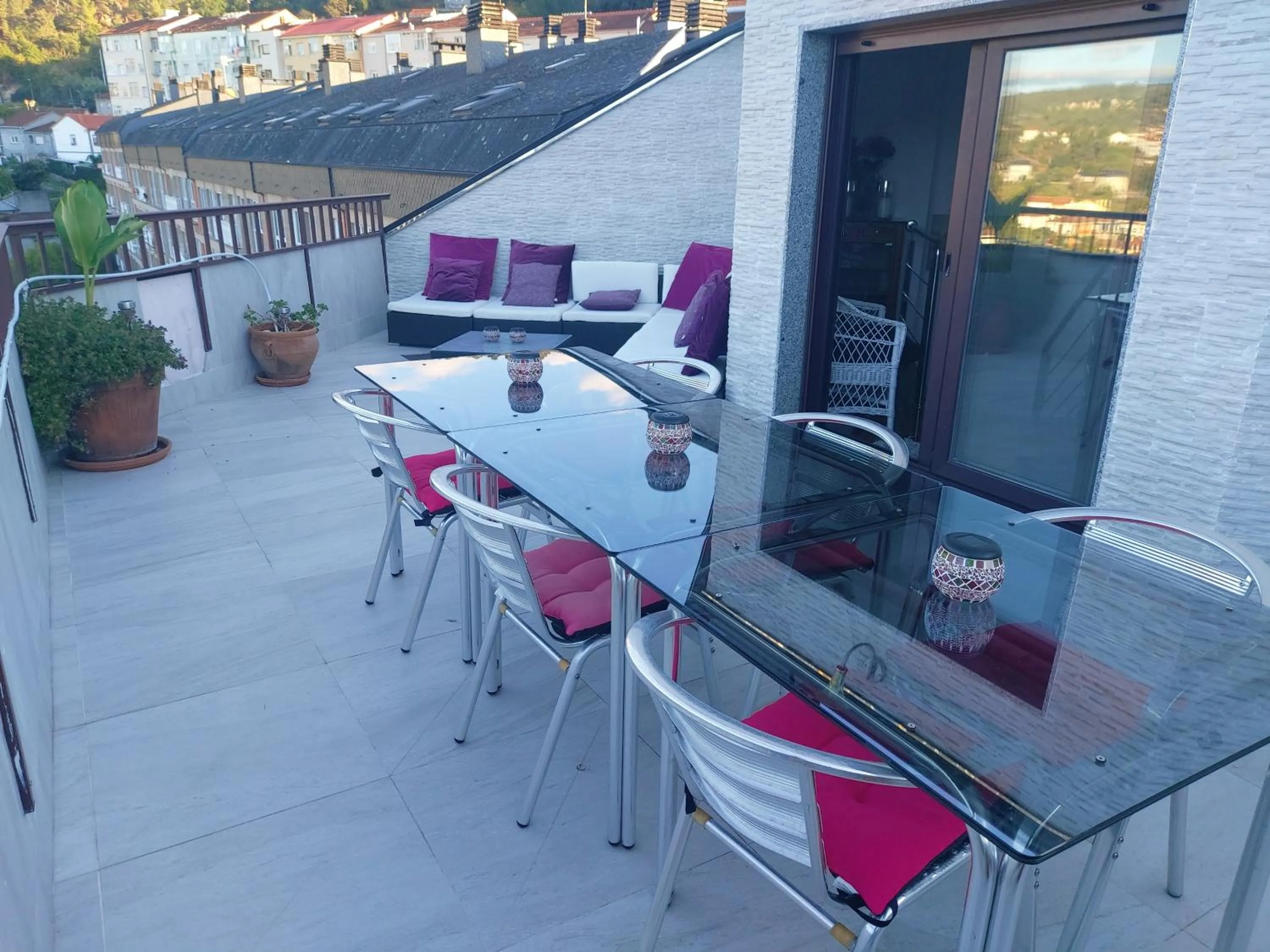 Balcony/Terrace in Duplex grandes cristaleras impresionantes vistas