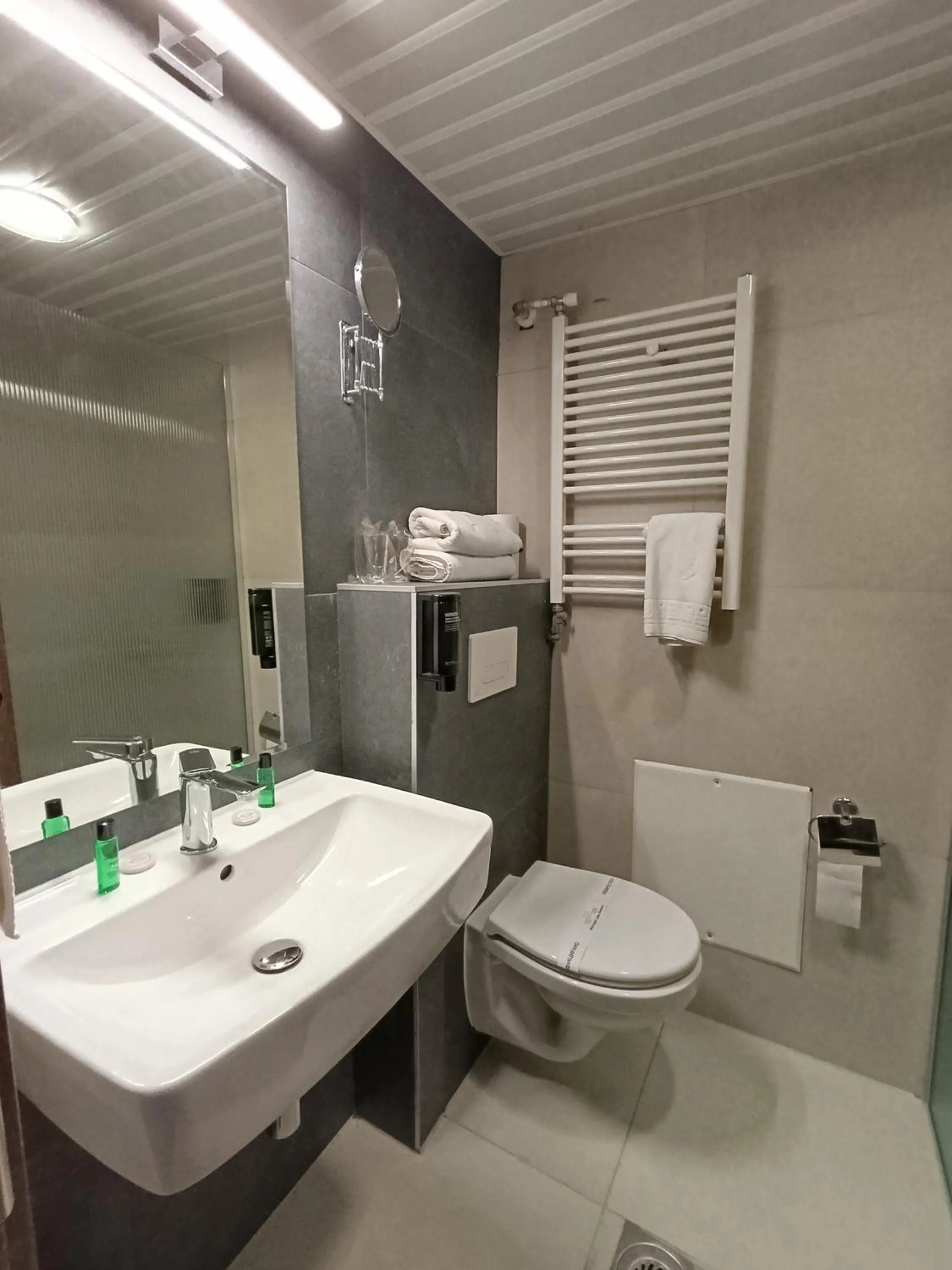 Bathroom in Hotel Metropol – Metropol Lake Resort