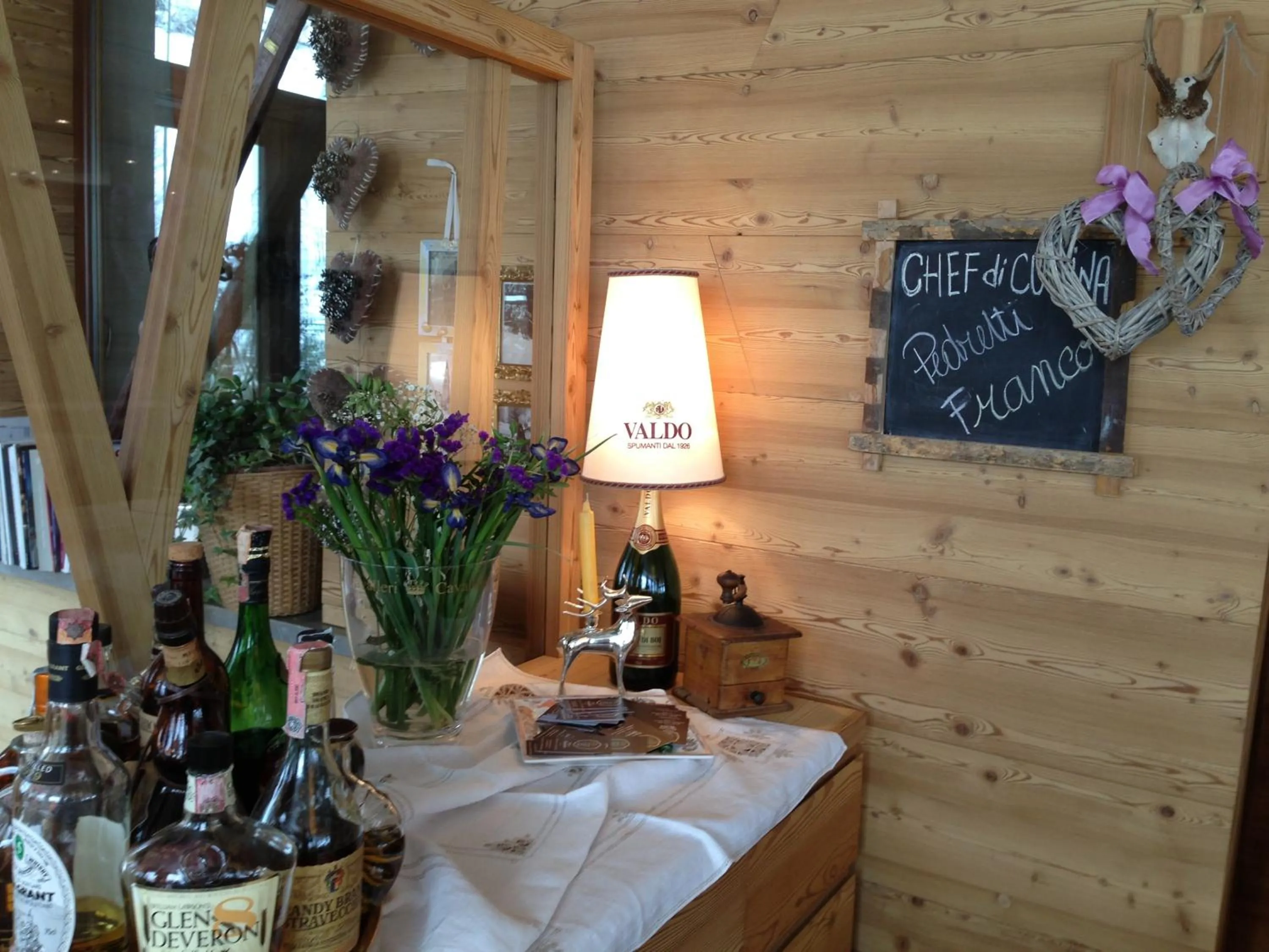 Decorative detail in Hotel Pedretti