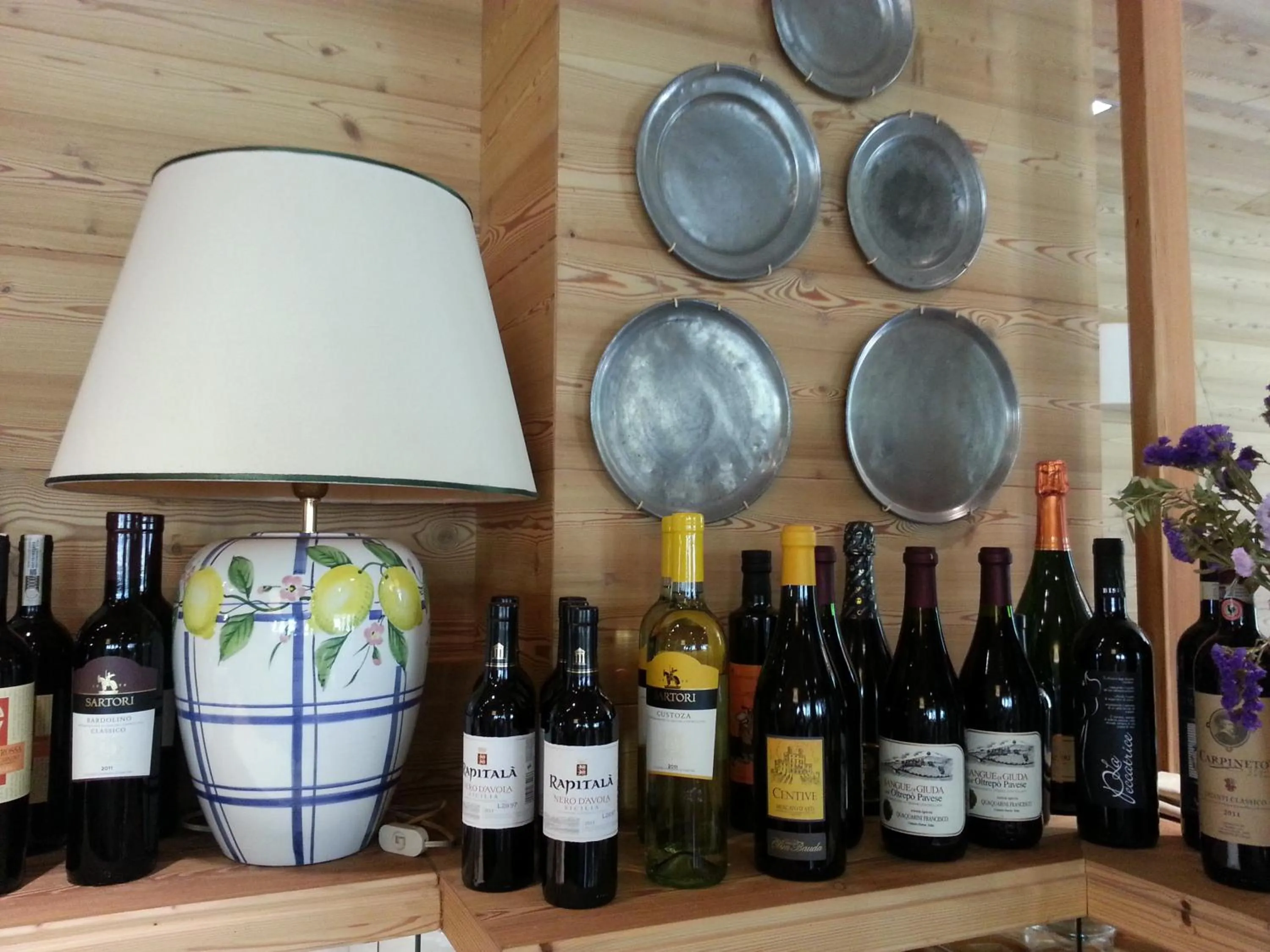 Food and drinks in Hotel Pedretti