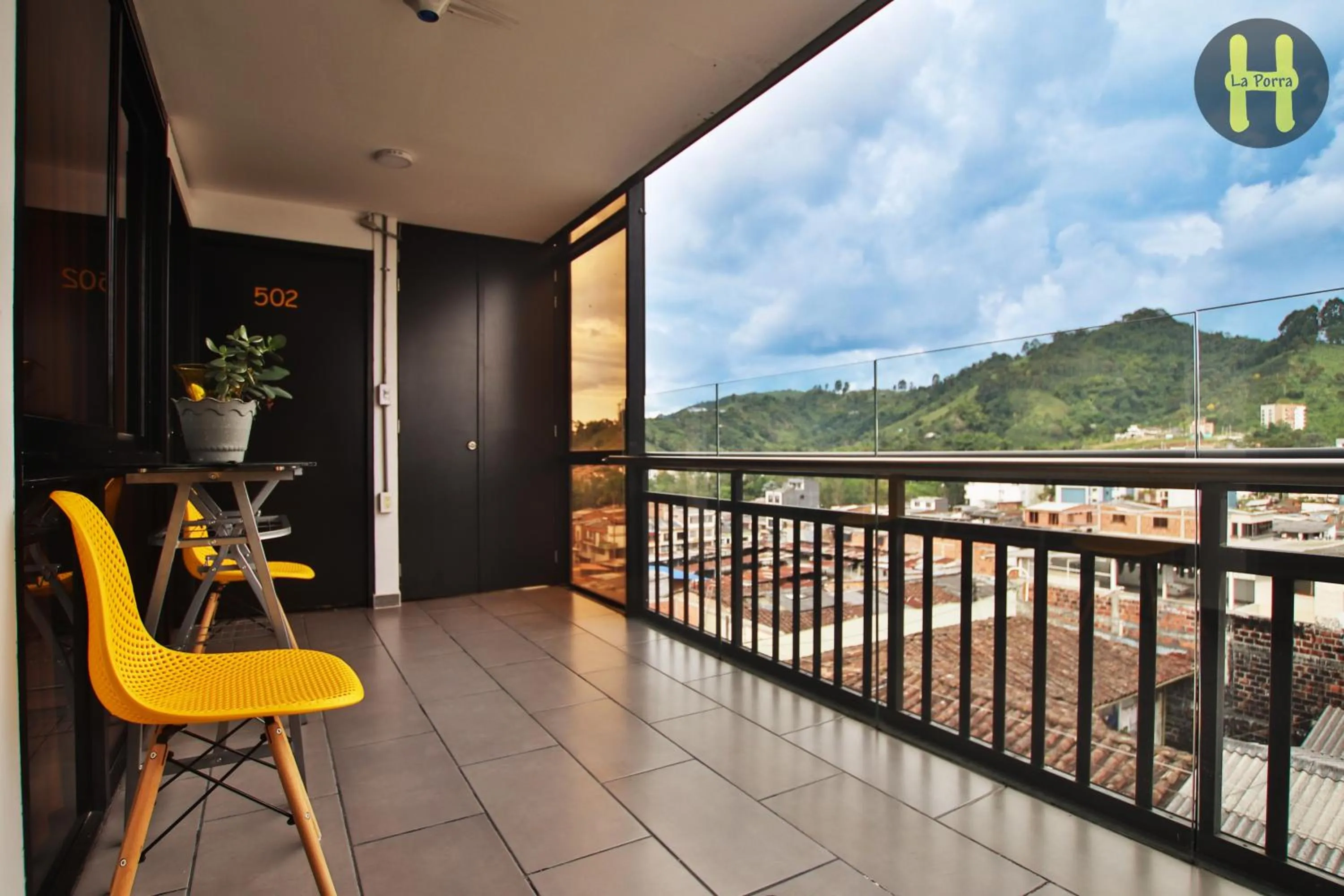 View (from property/room) in HOTEl LA PORRA