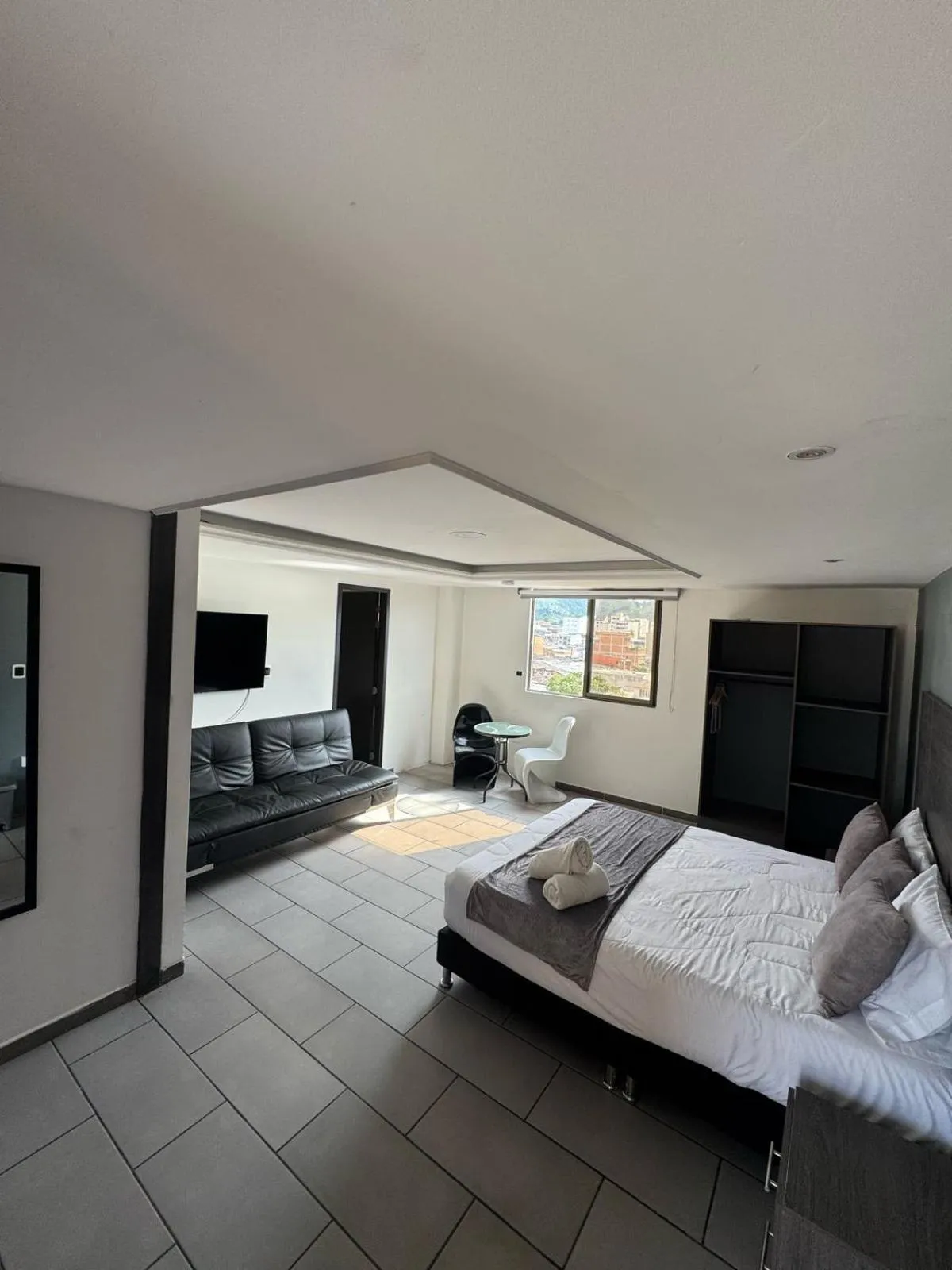 Bed in HOTEl LA PORRA