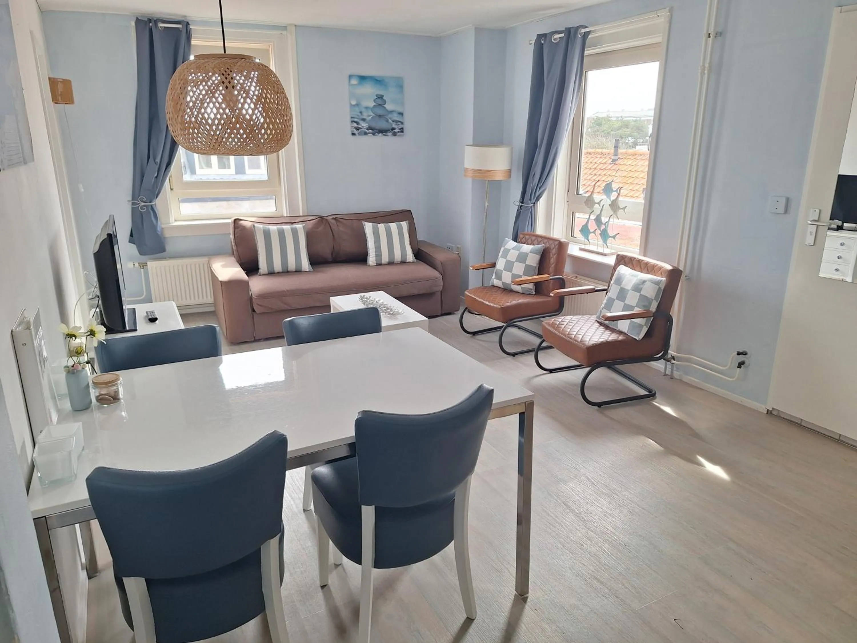 Seating area in Appartementen Zandvoort