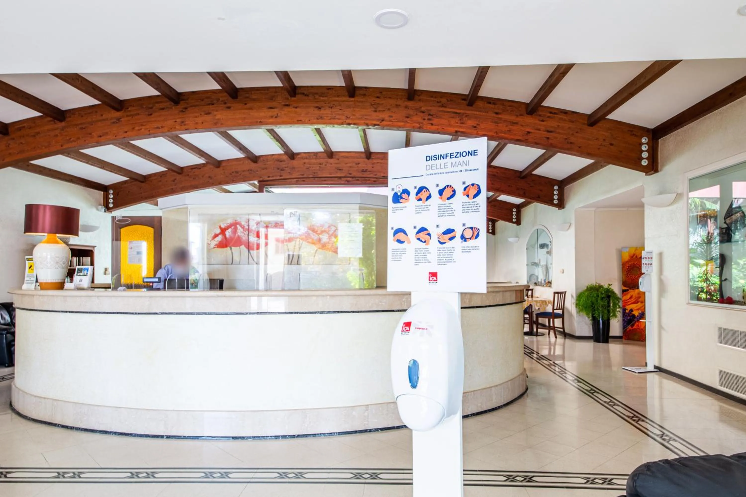 Lobby or reception in Hotel Le Torri