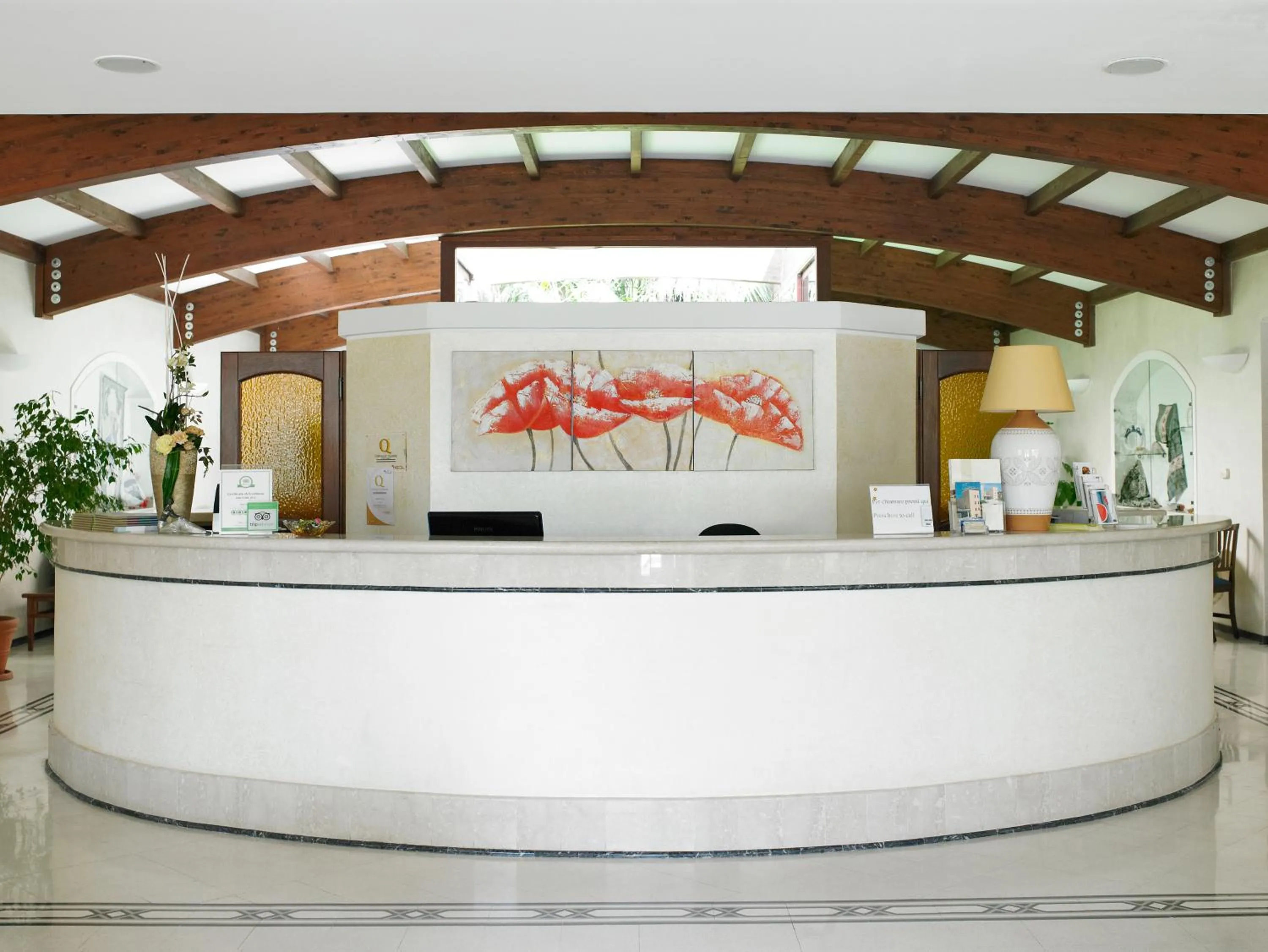 Lobby or reception in Hotel Le Torri