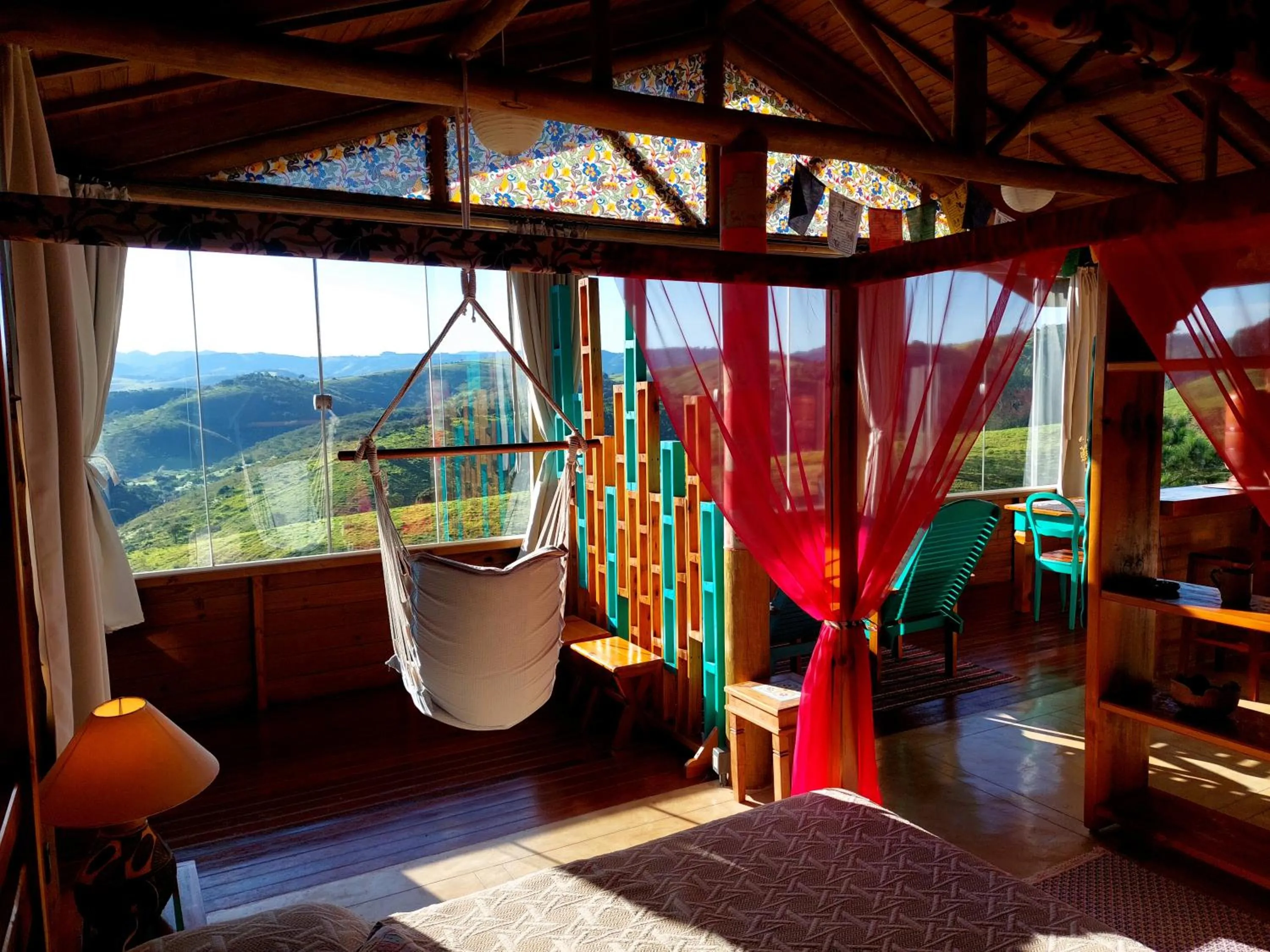 Balcony/Terrace in Chalés Grande Vista - Refúgio da Alma