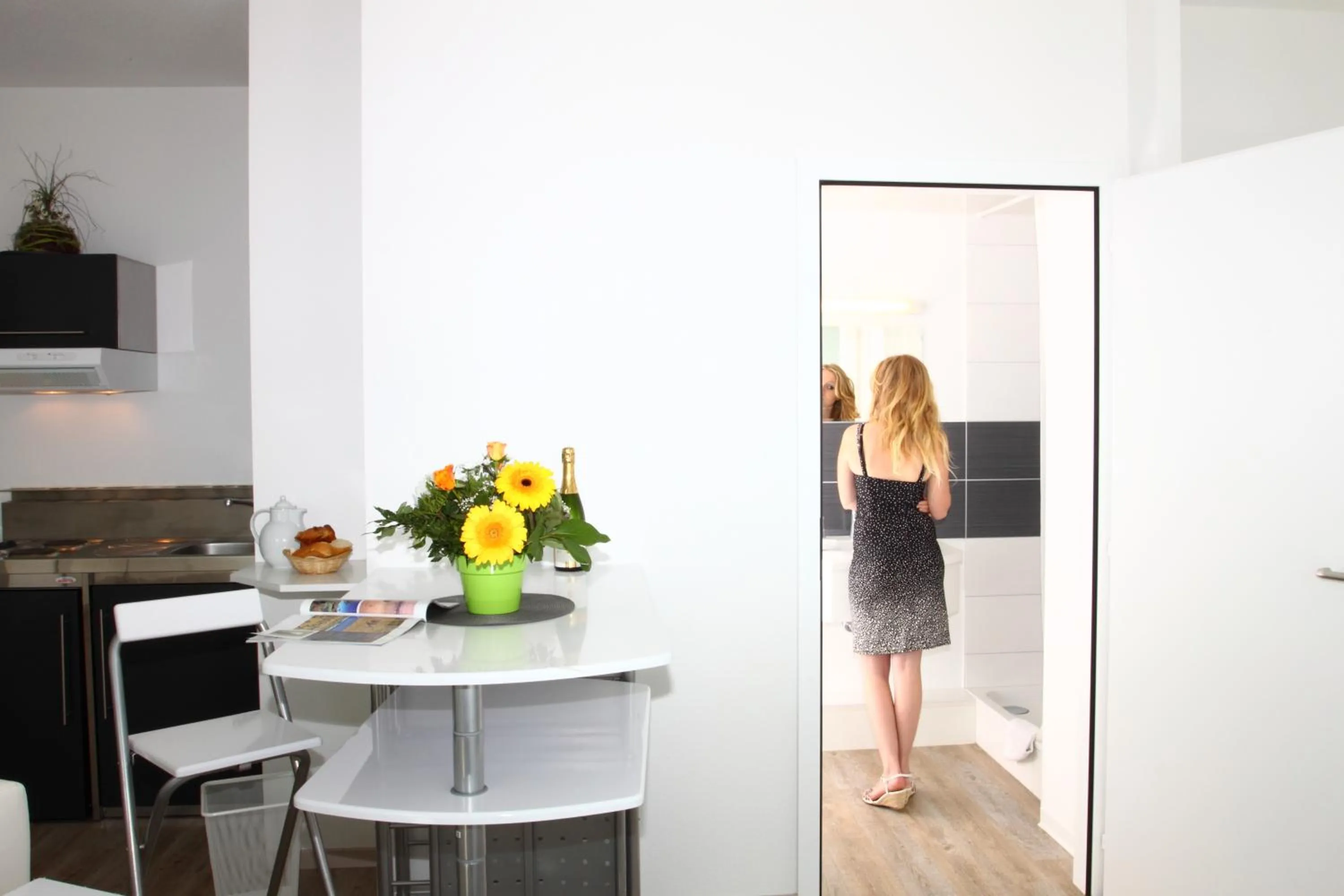 Seating area in Hôtel Des Bois