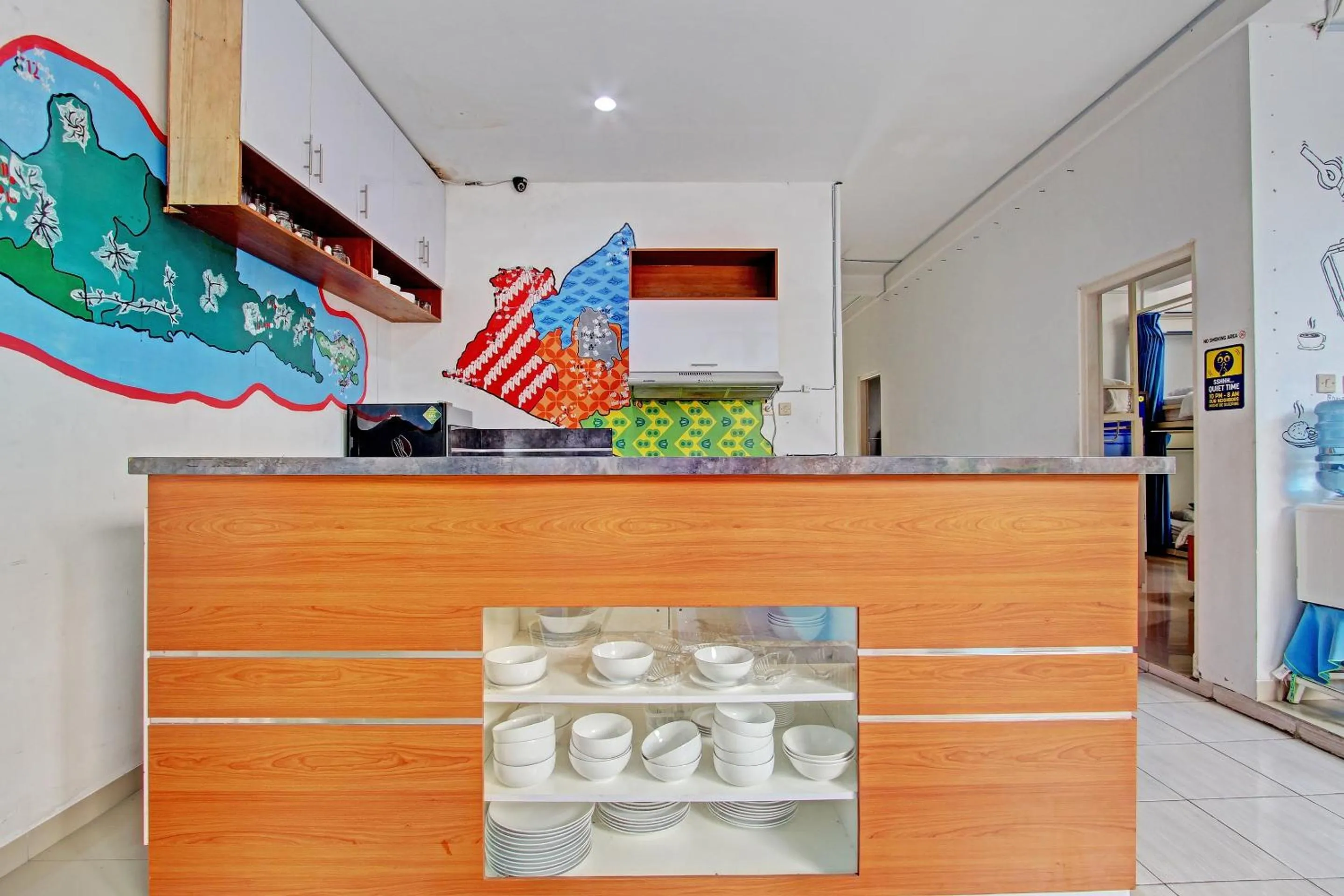 Lobby or reception in OYO 91952 Oase Hostel