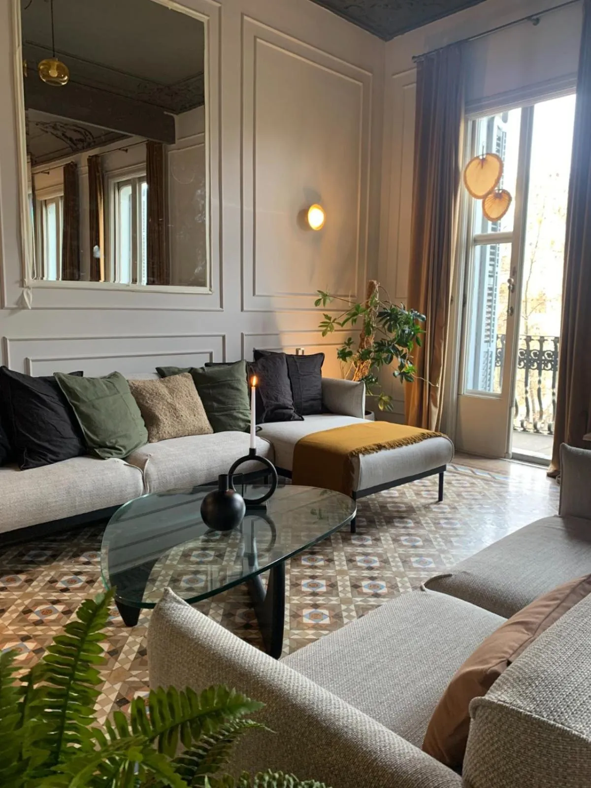 Living room in You Stylish City Center Apartments