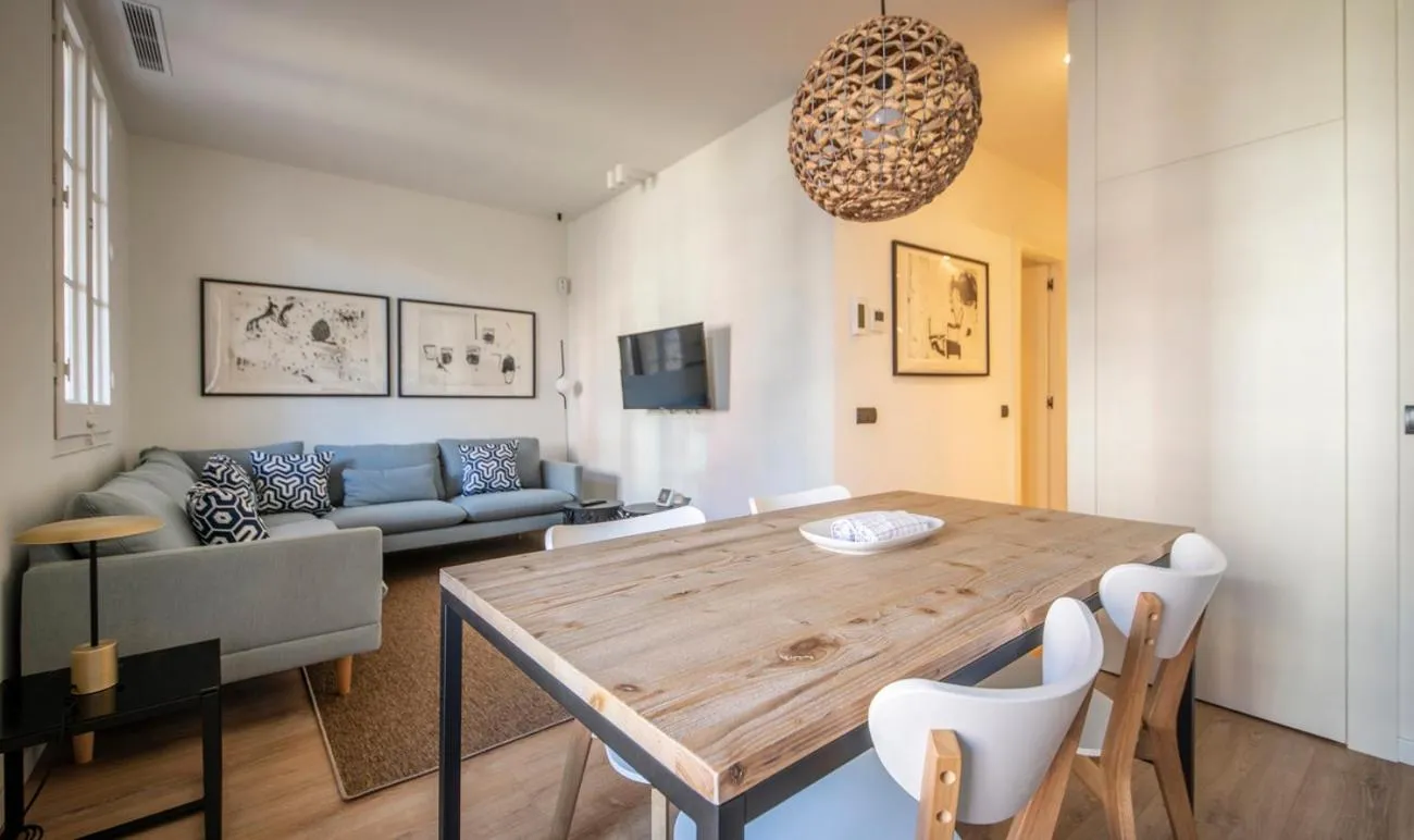 Living room in You Stylish City Center Apartments