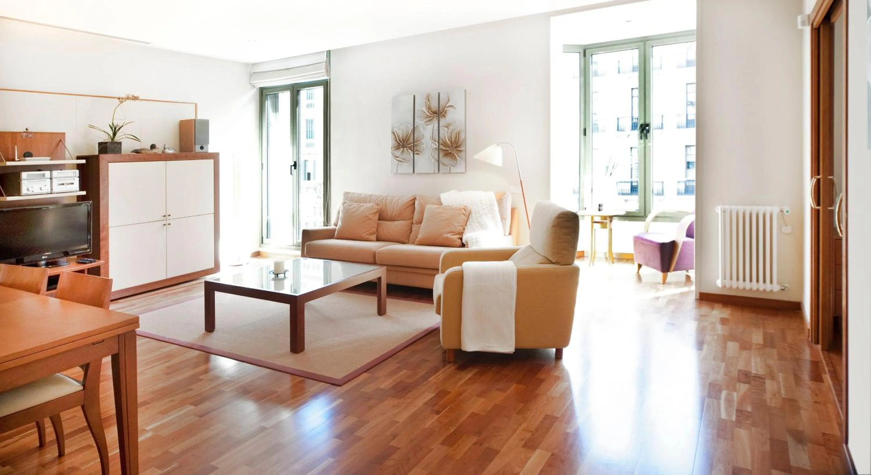 Living room in You Stylish City Center Apartments