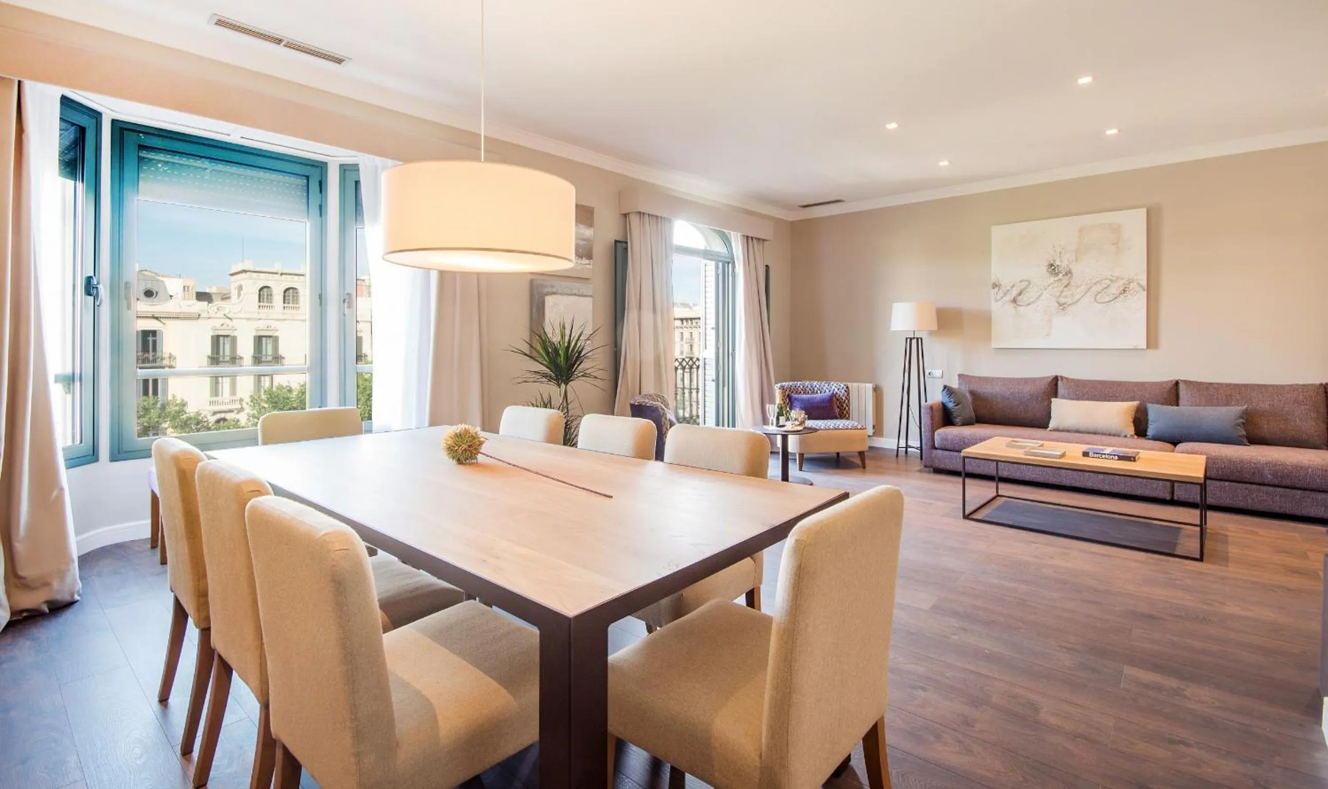 Living room in You Stylish City Center Apartments