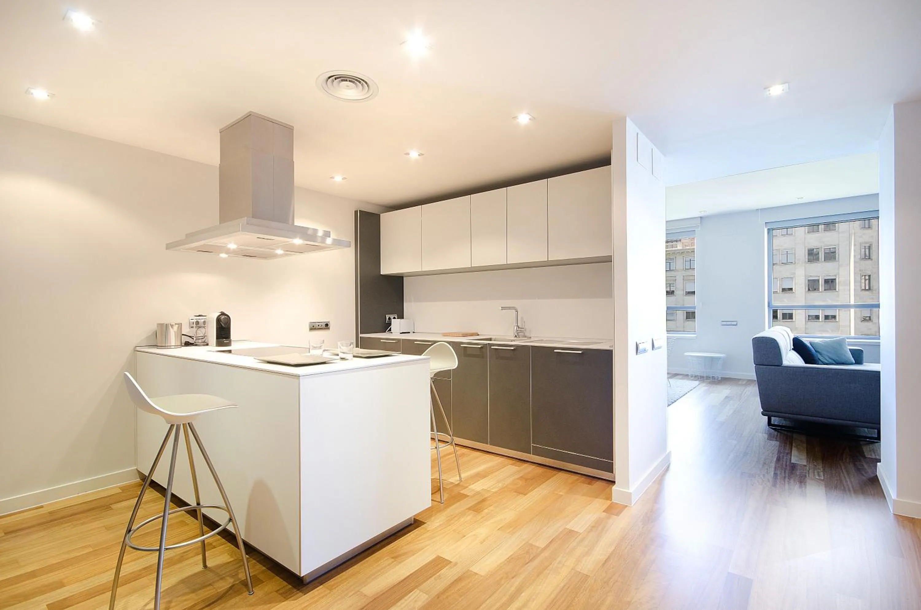 Kitchen or kitchenette in You Stylish City Center Apartments