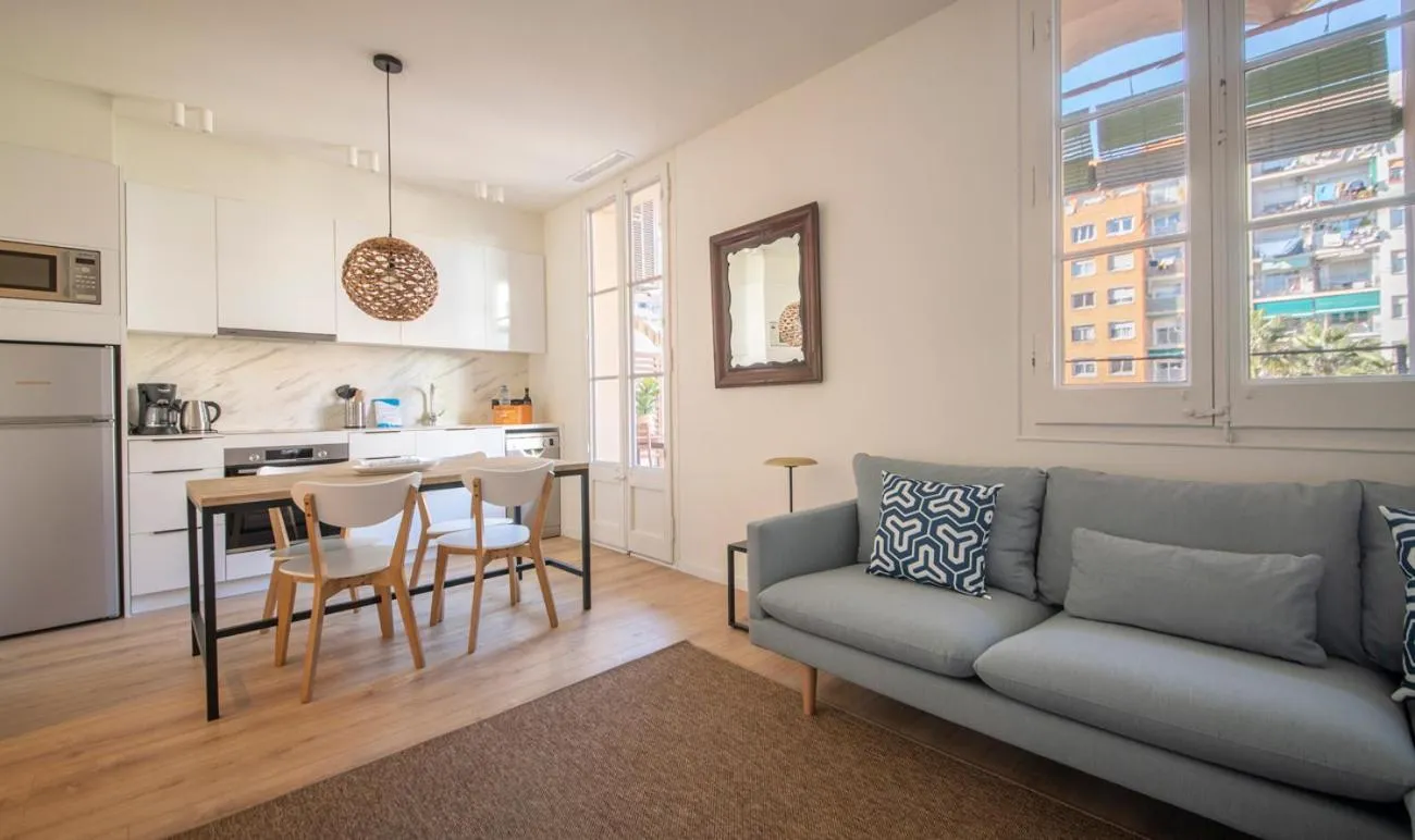 kitchen in You Stylish City Center Apartments