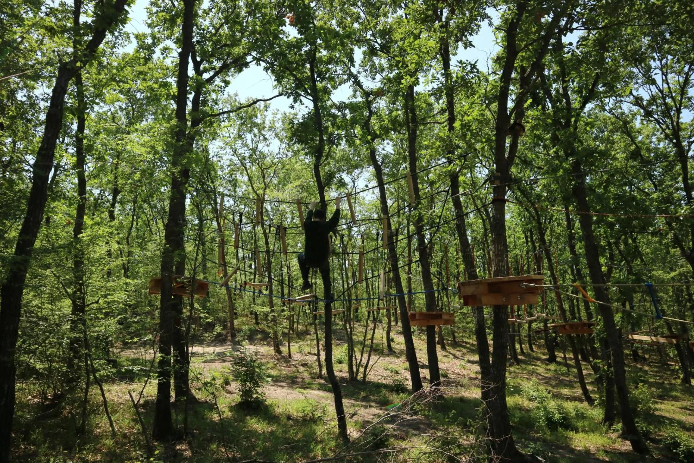 Children play ground in Park hotel Bellevue