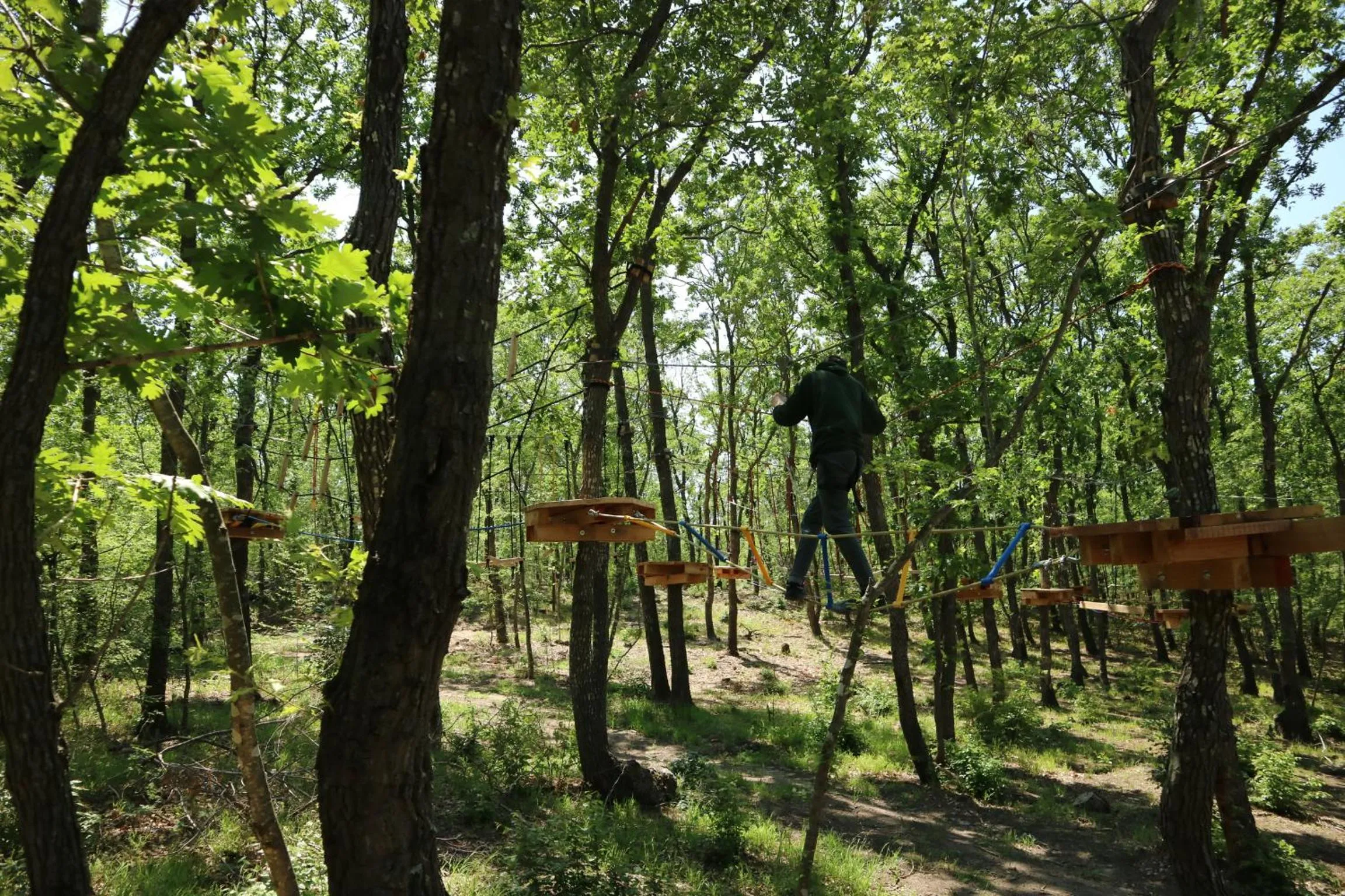 Children play ground in Park hotel Bellevue