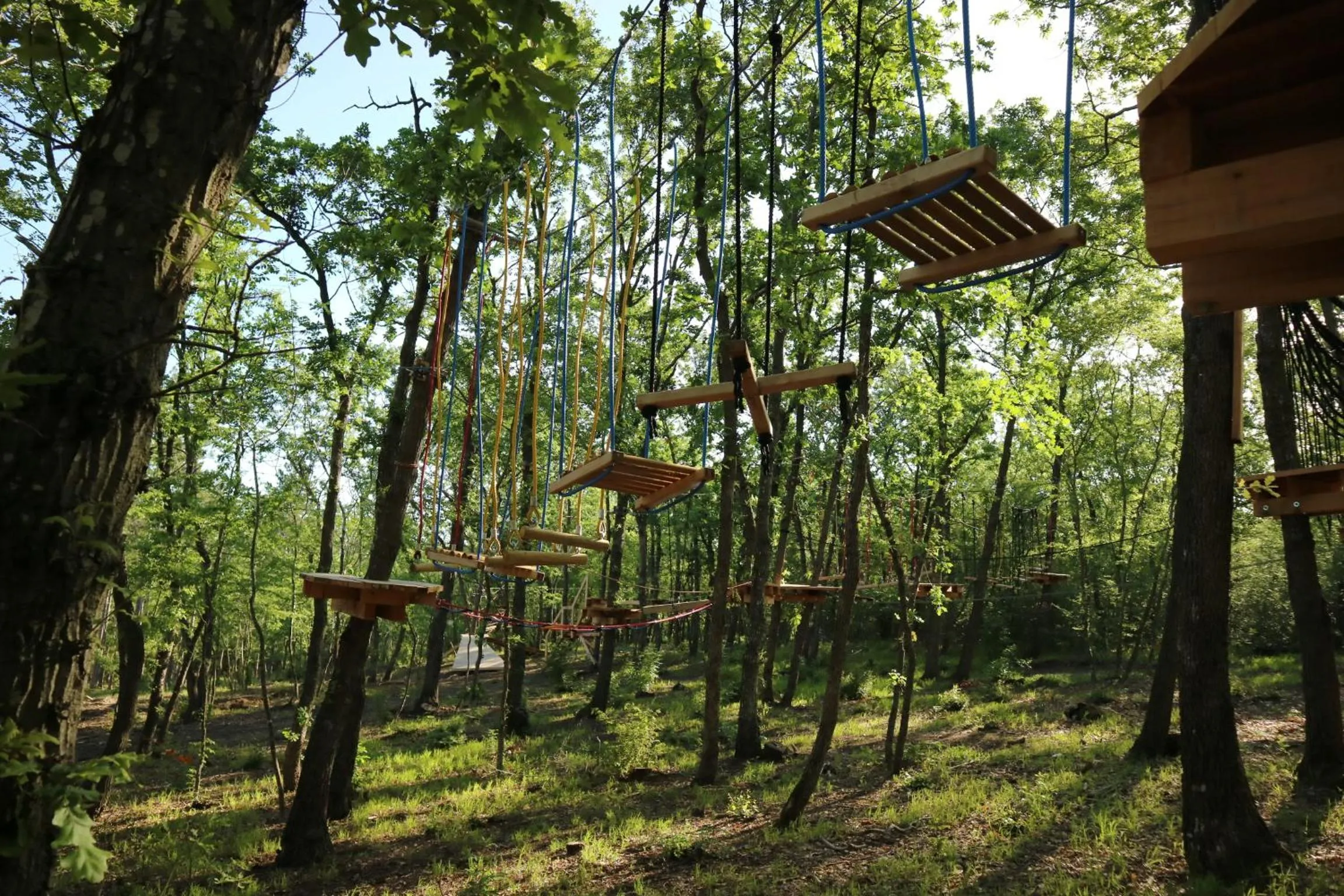Children play ground in Park hotel Bellevue