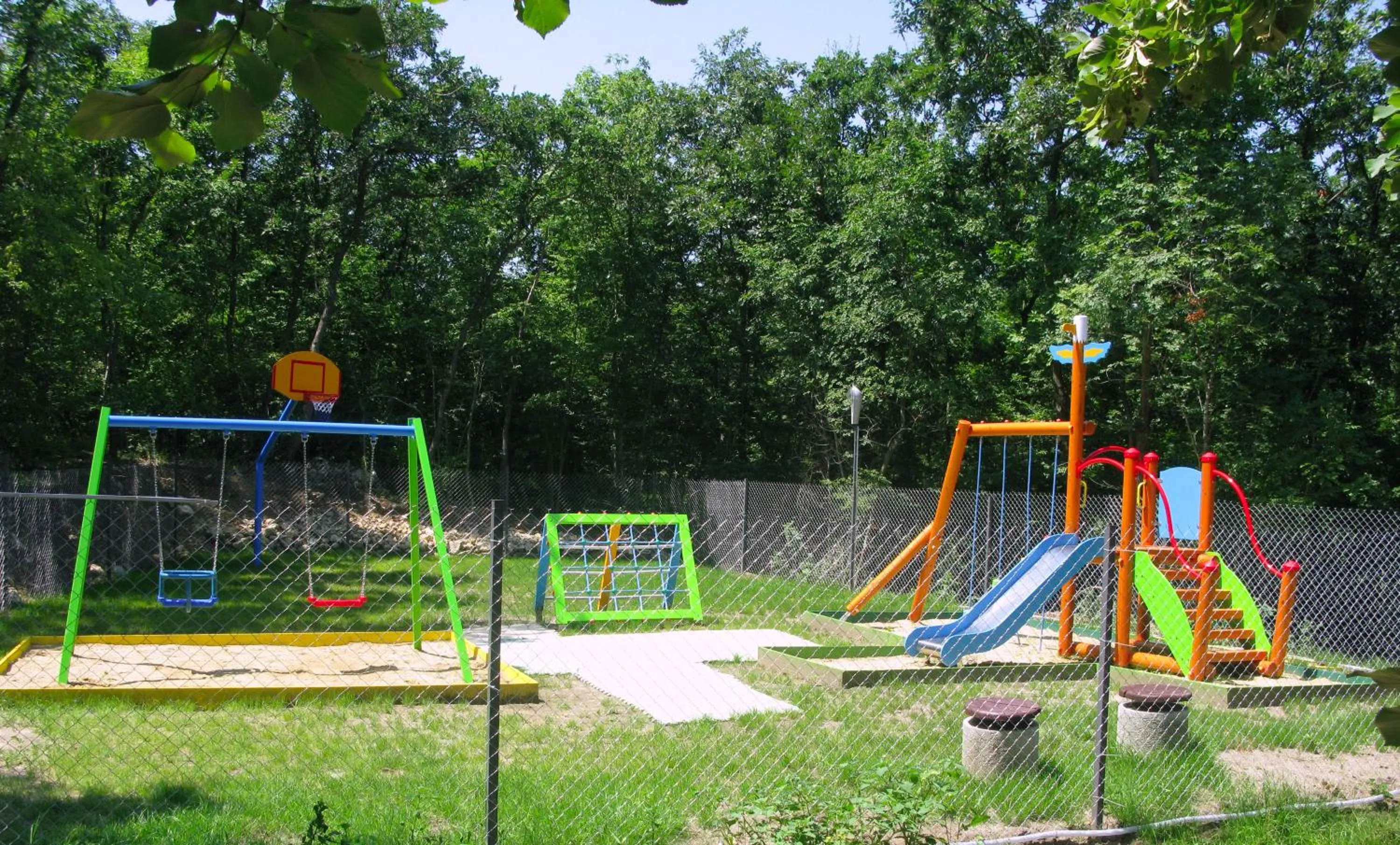 Children play ground in Park hotel Bellevue