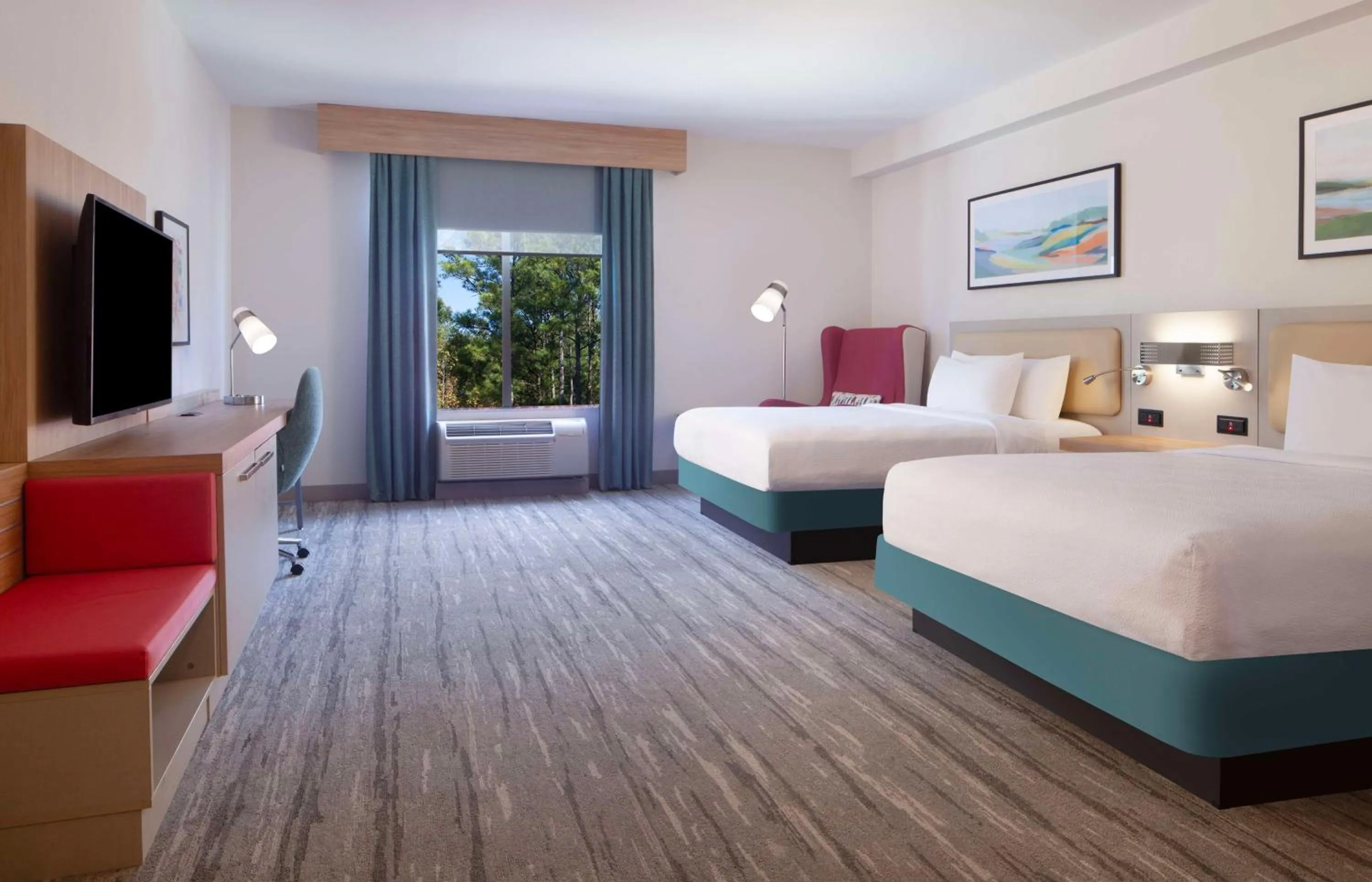 Bed in Hilton Garden Inn Shreveport