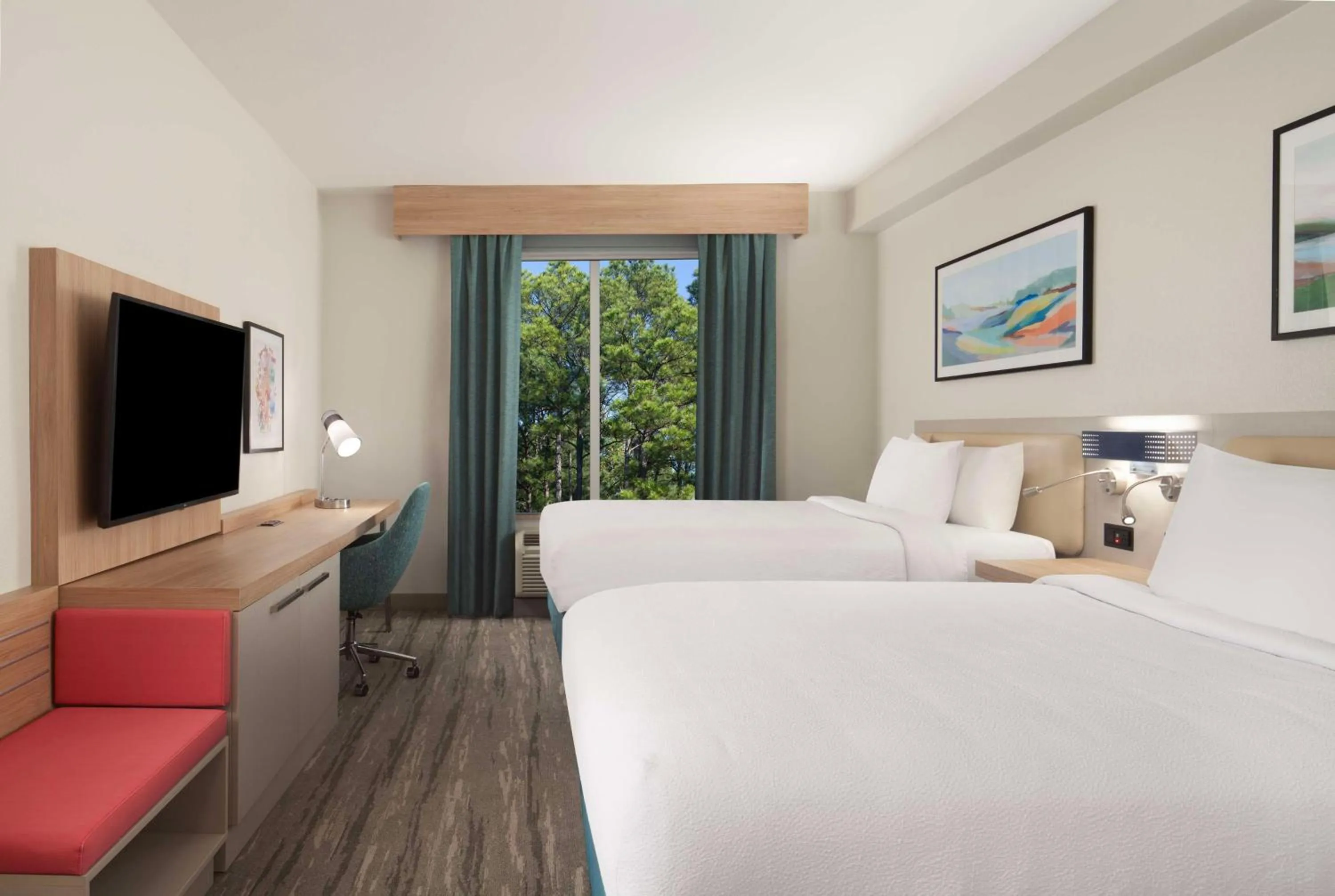 Bed in Hilton Garden Inn Shreveport