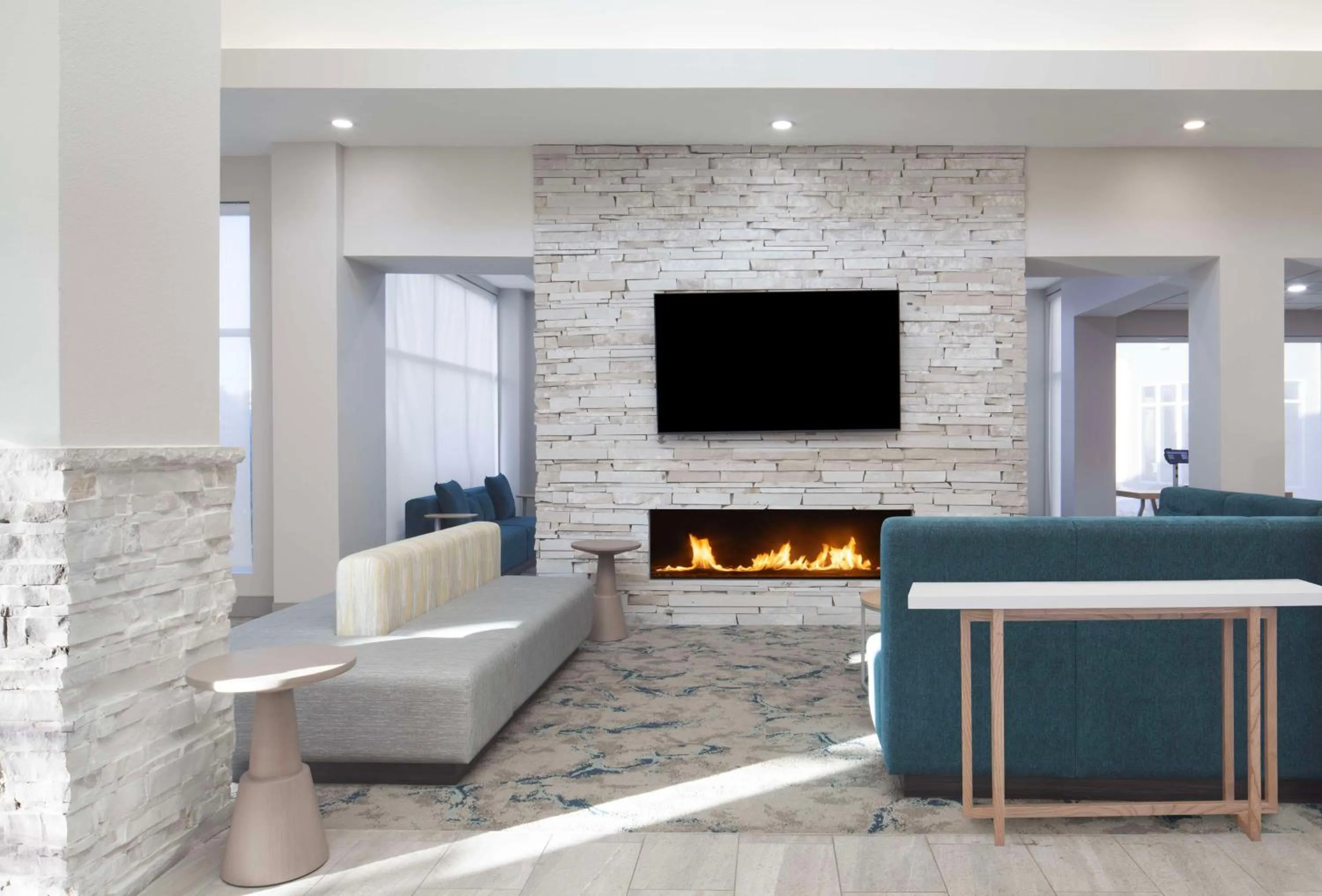 Lobby or reception in Hilton Garden Inn Shreveport