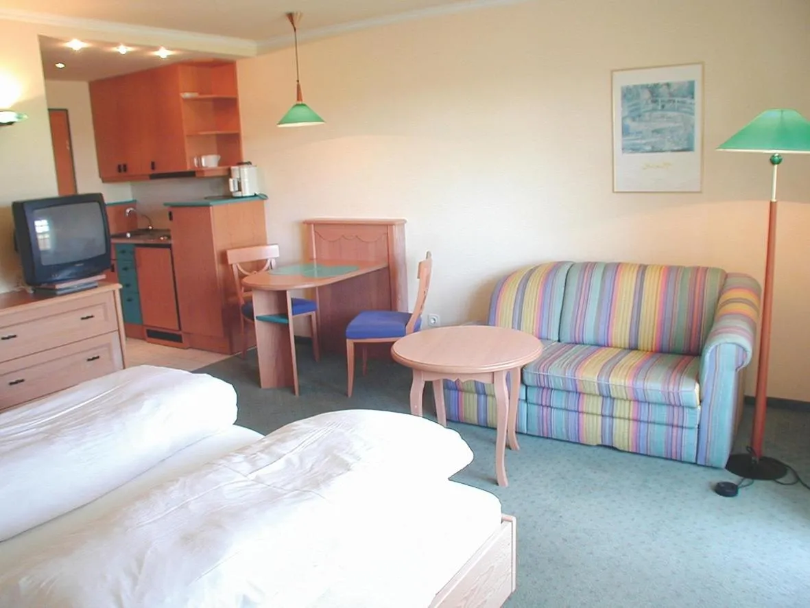 Photo of the whole room, Bed in Kurhotel Würdinger Hof