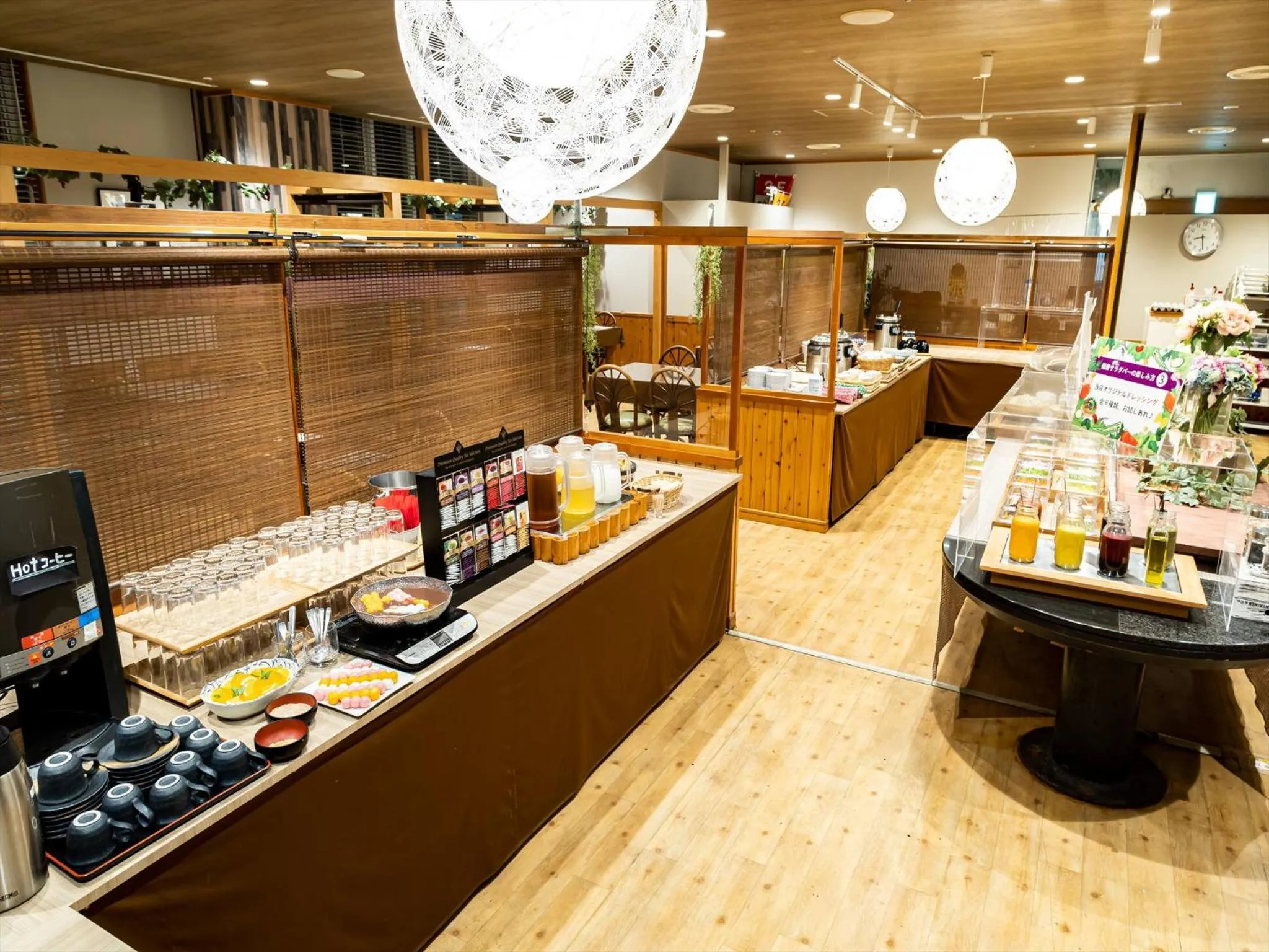 Buffet breakfast in Kibi Kogen Resort Hotel