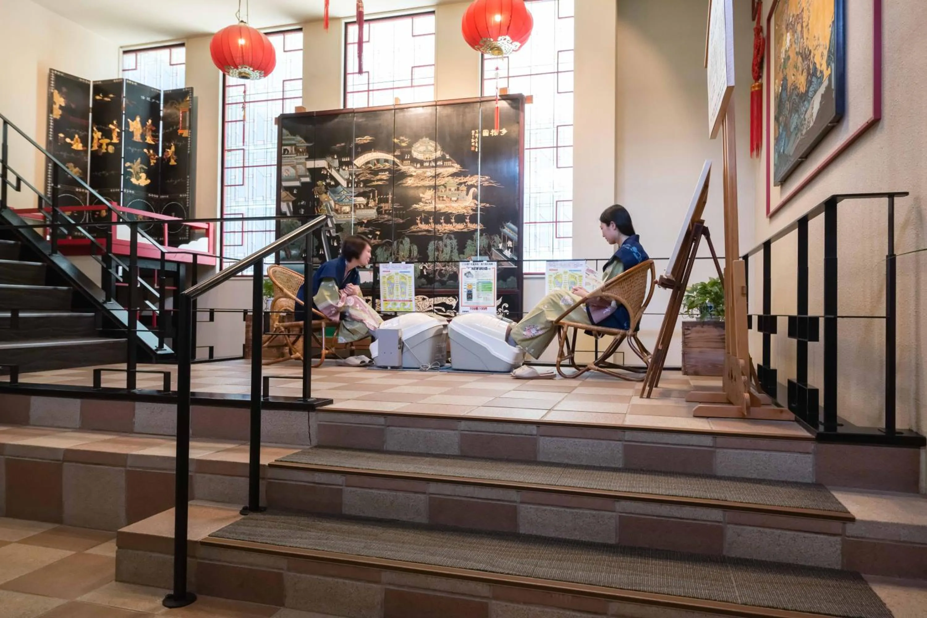 Guests in Gyokusenkaku