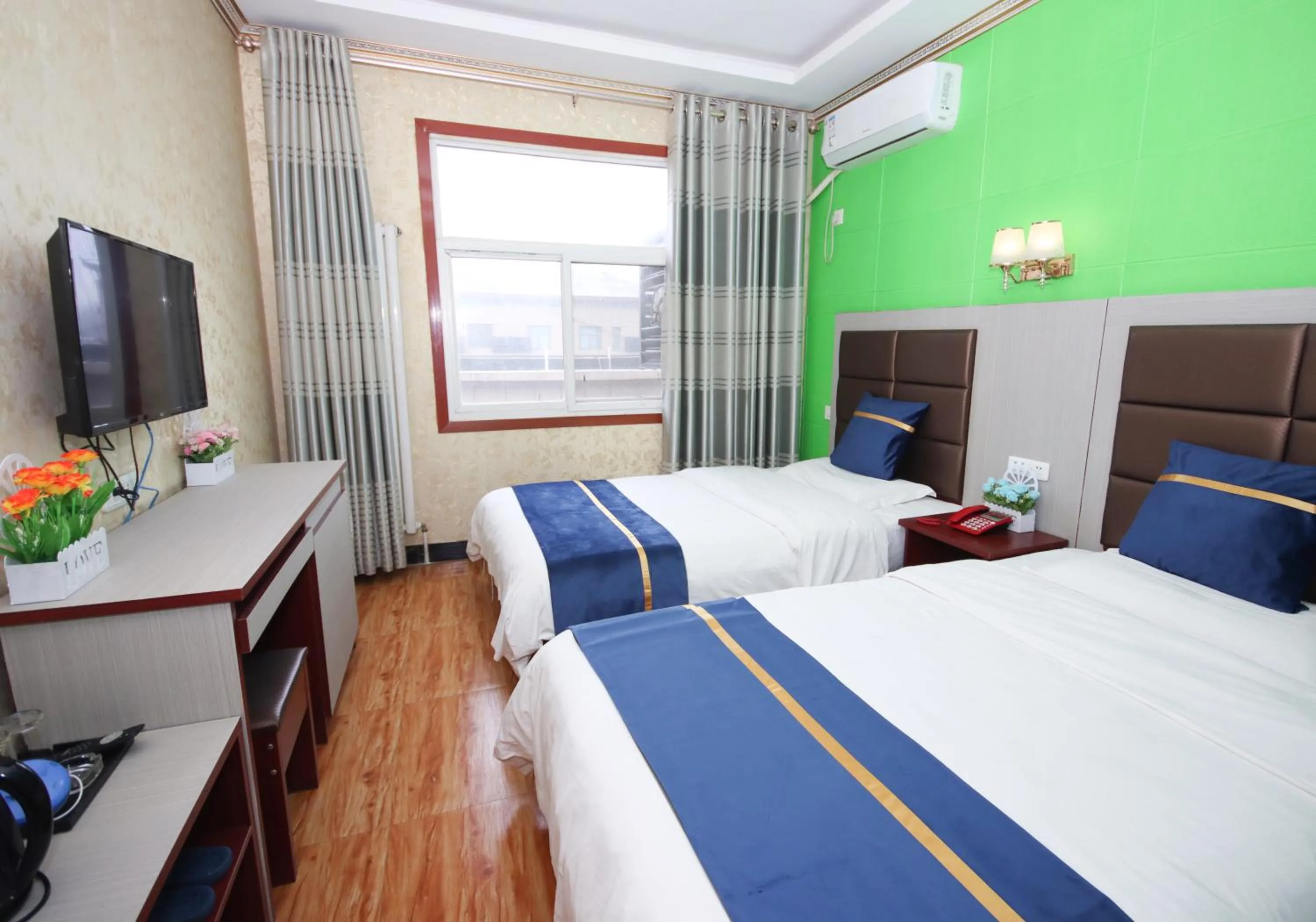 Photo of the whole room, Bed in One Meter Sunshine Hotel Xi'an Xianyang International Airport Flagship Store