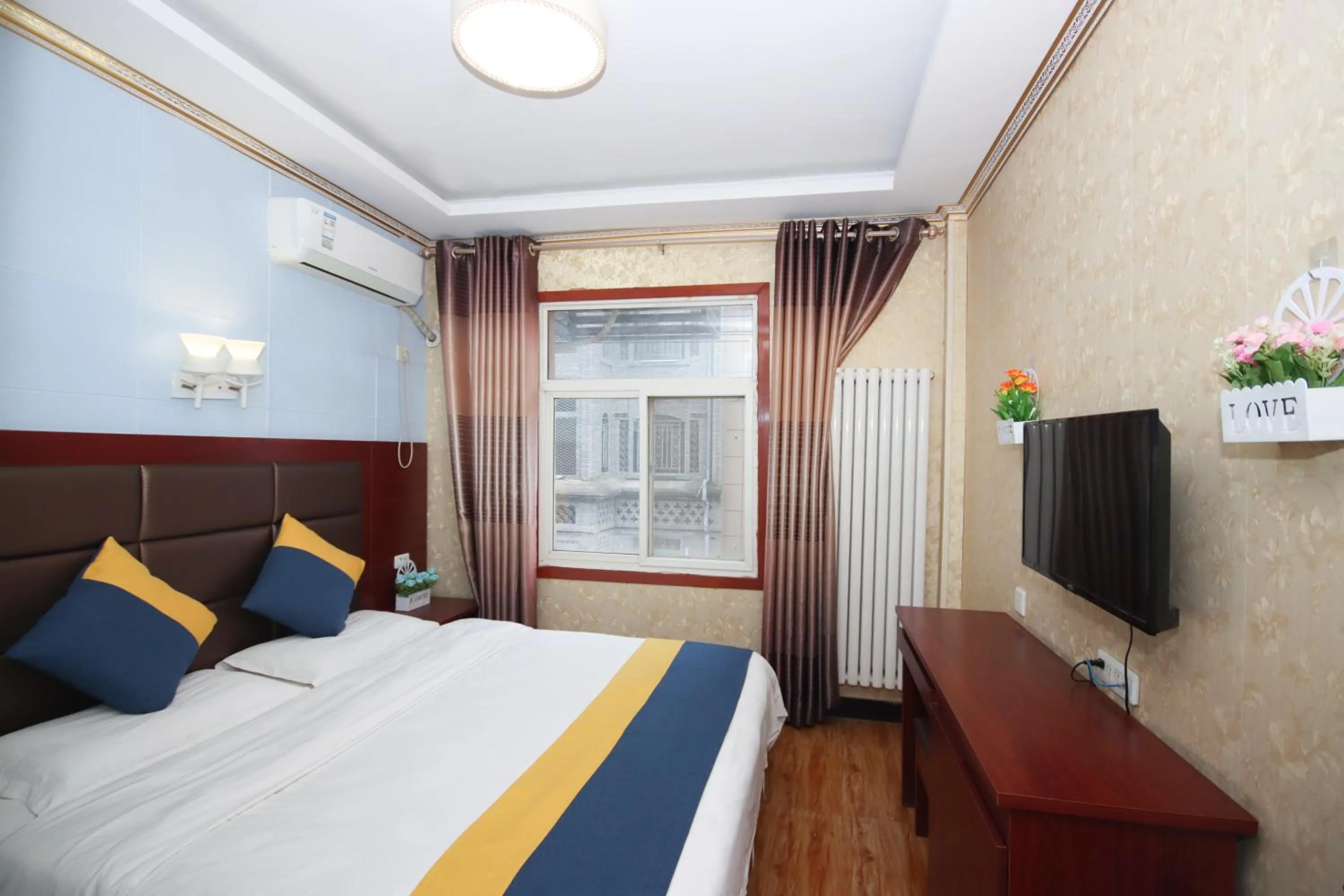 Photo of the whole room, Bed in One Meter Sunshine Hotel Xi'an Xianyang International Airport Flagship Store