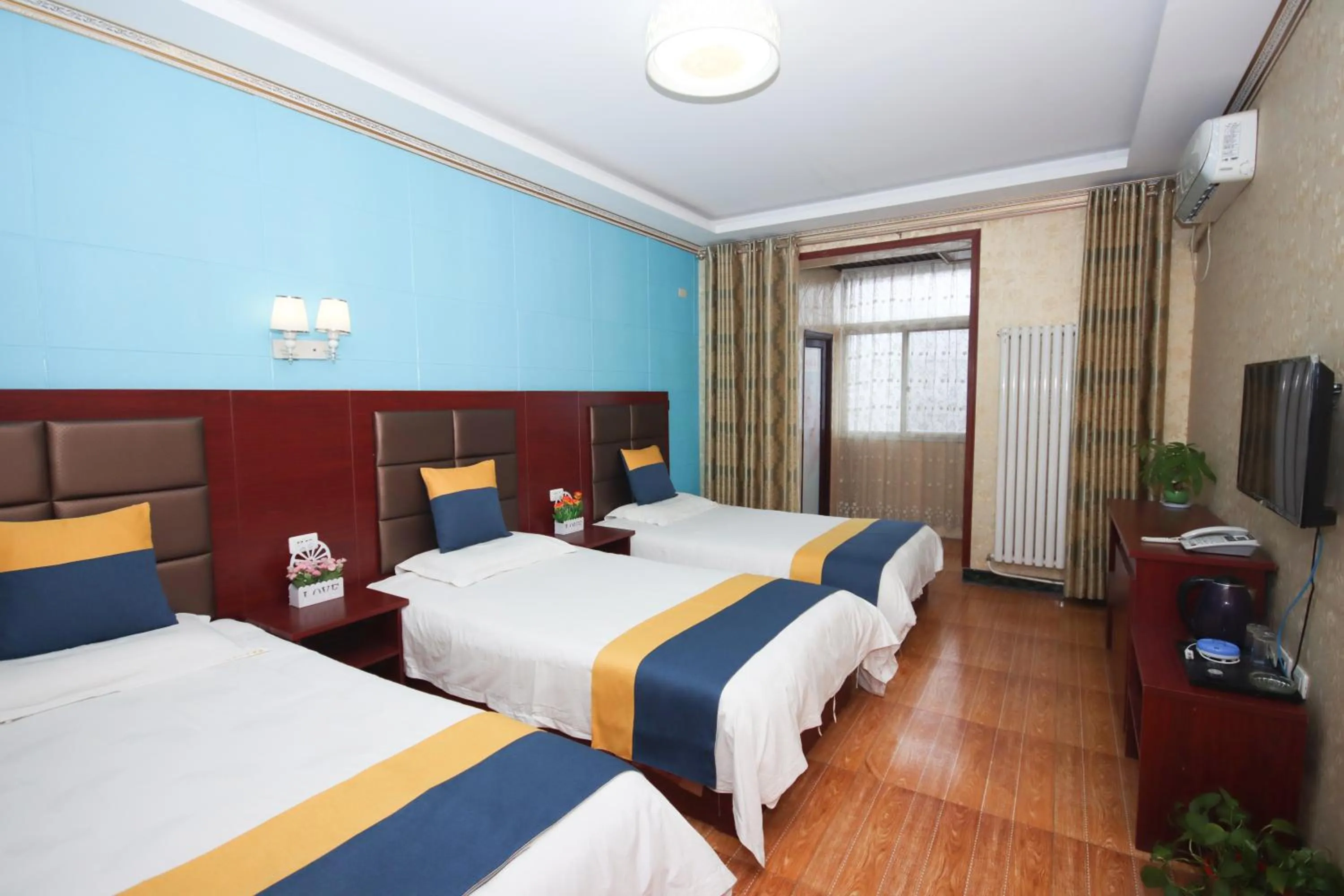 Photo of the whole room, Bed in One Meter Sunshine Hotel Xi'an Xianyang International Airport Flagship Store