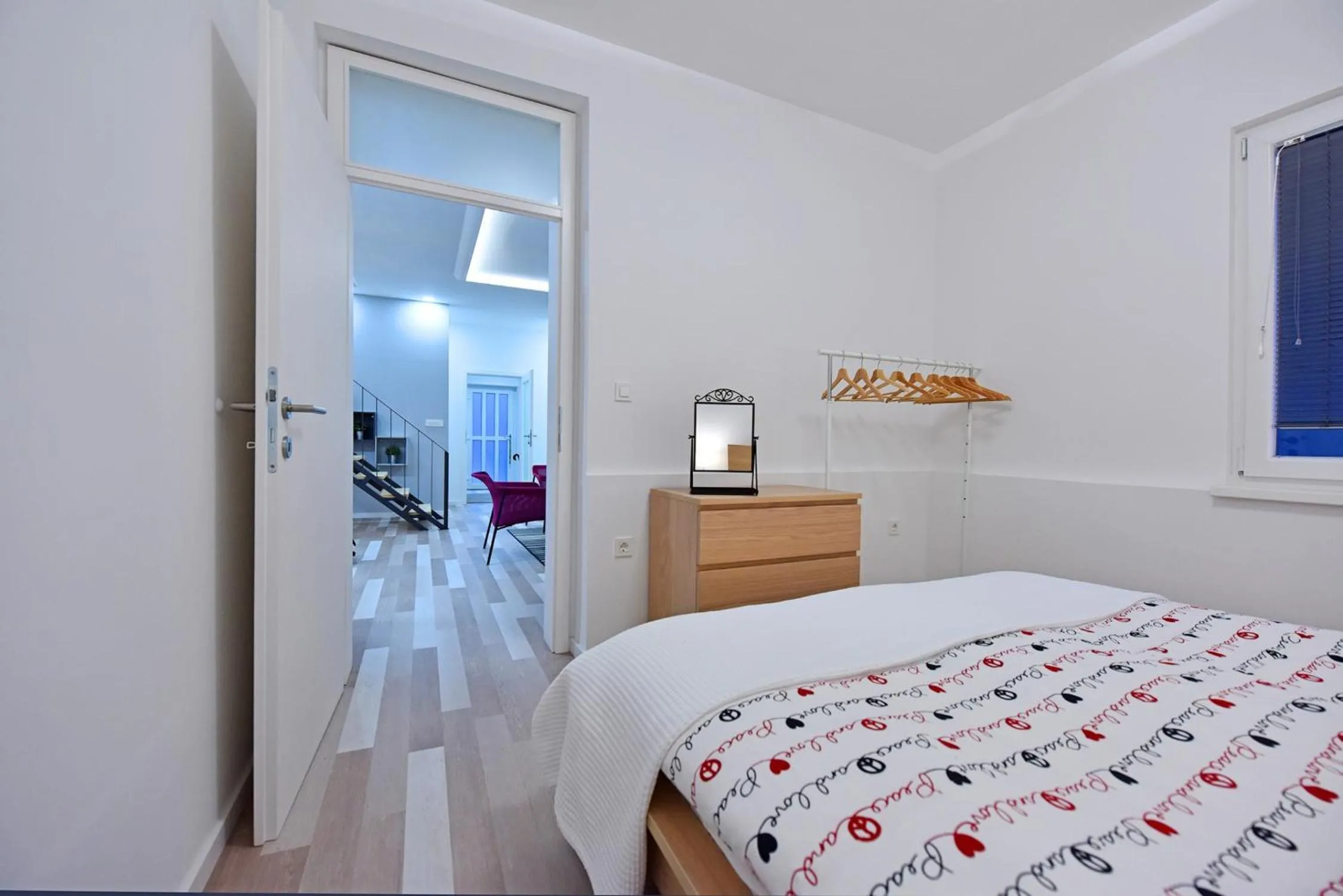 Bed in Apartment Tivoli Park
