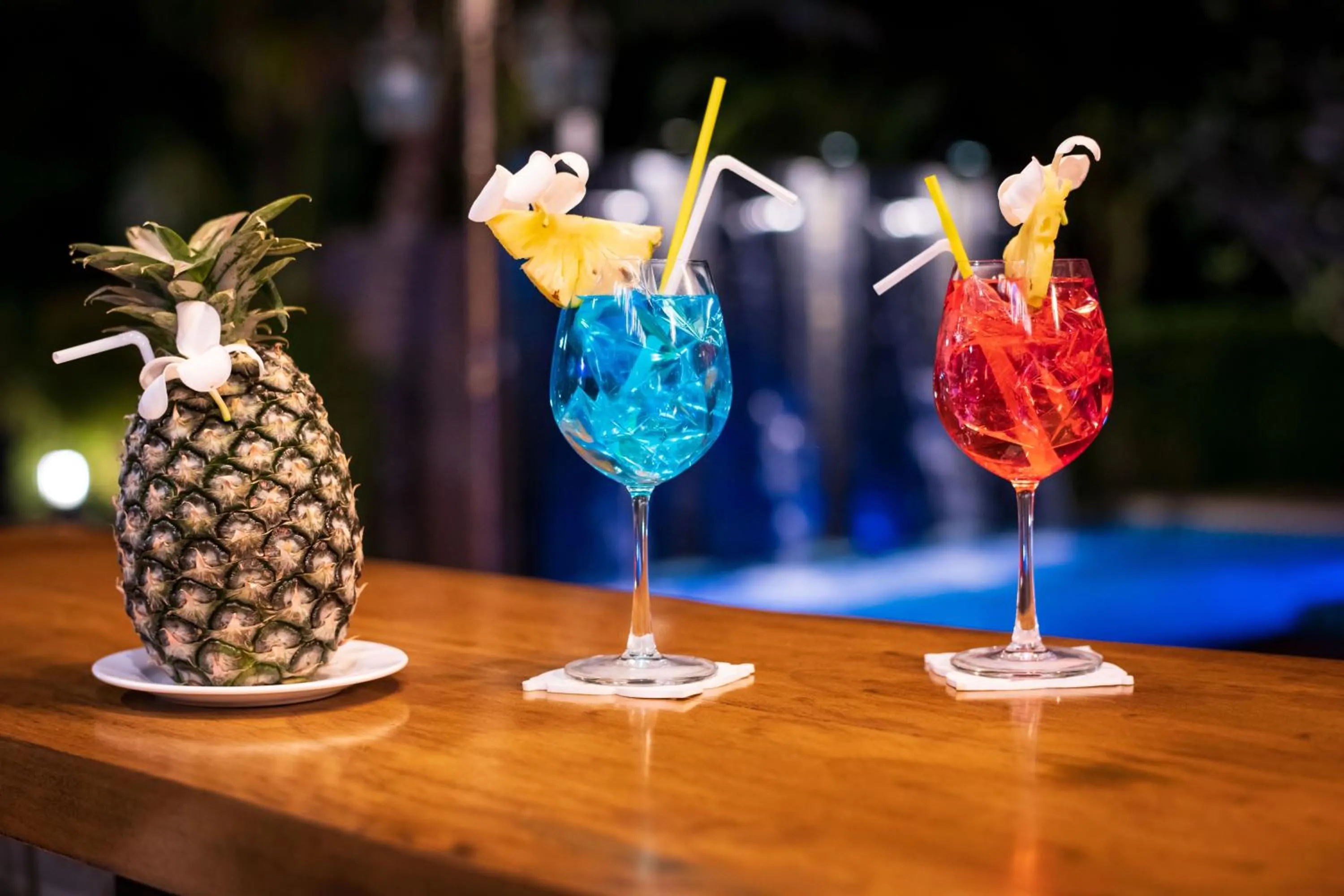 Drinks in River Front Krabi Hotel