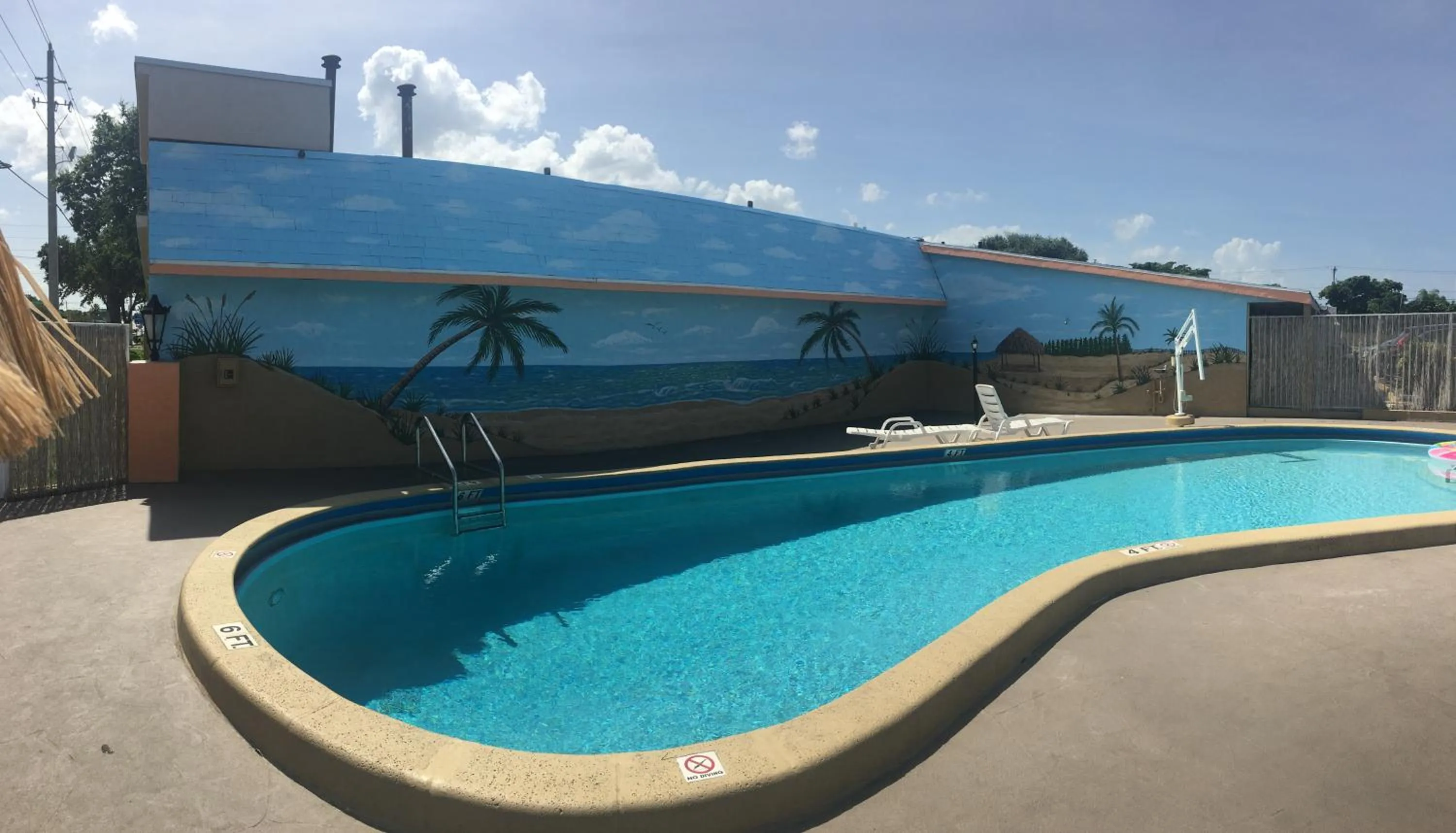 Swimming pool in Super 8 by Wyndham Lantana West Palm Beach