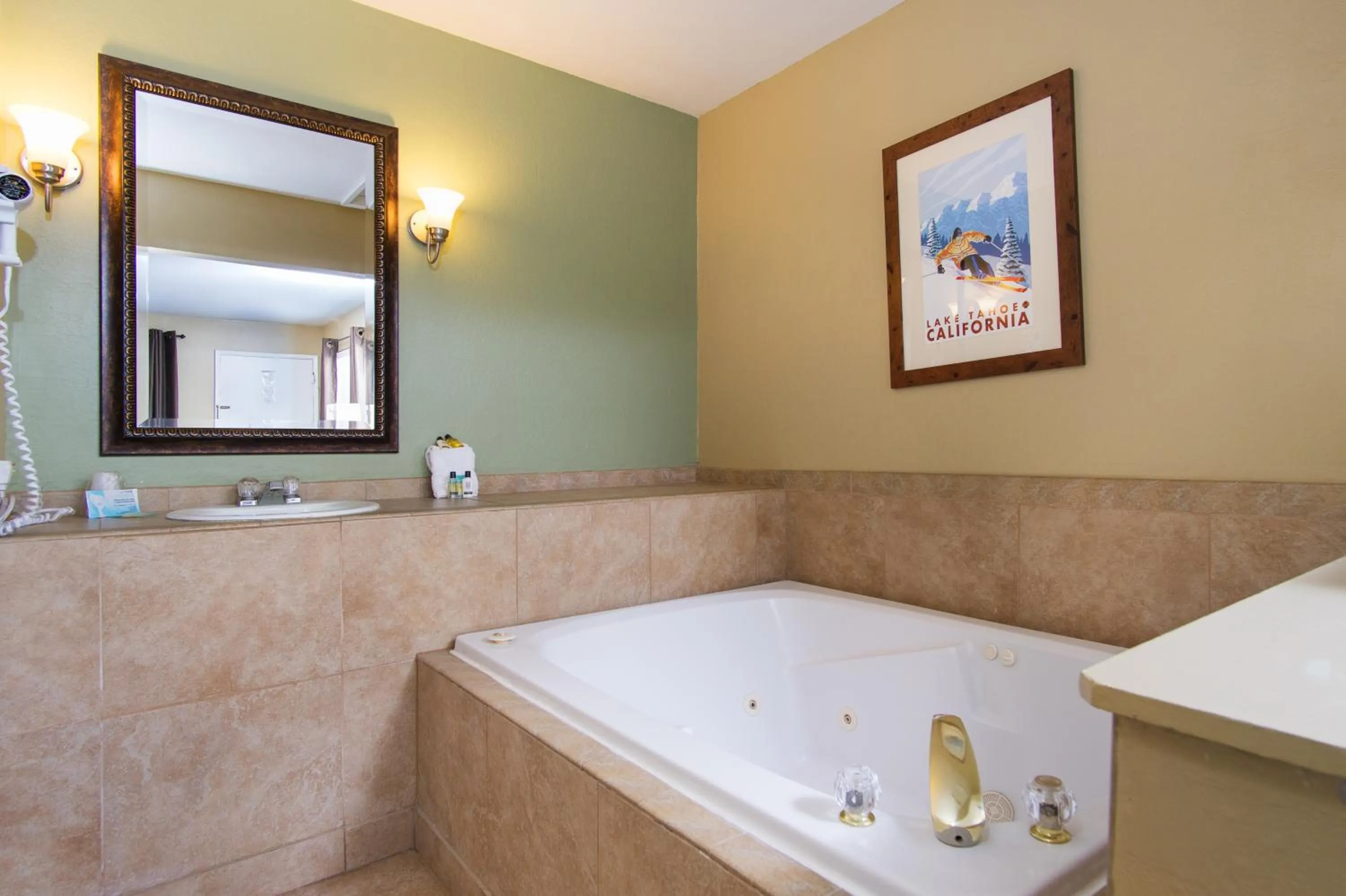 Bathroom in Heavenly Inn Lake Tahoe