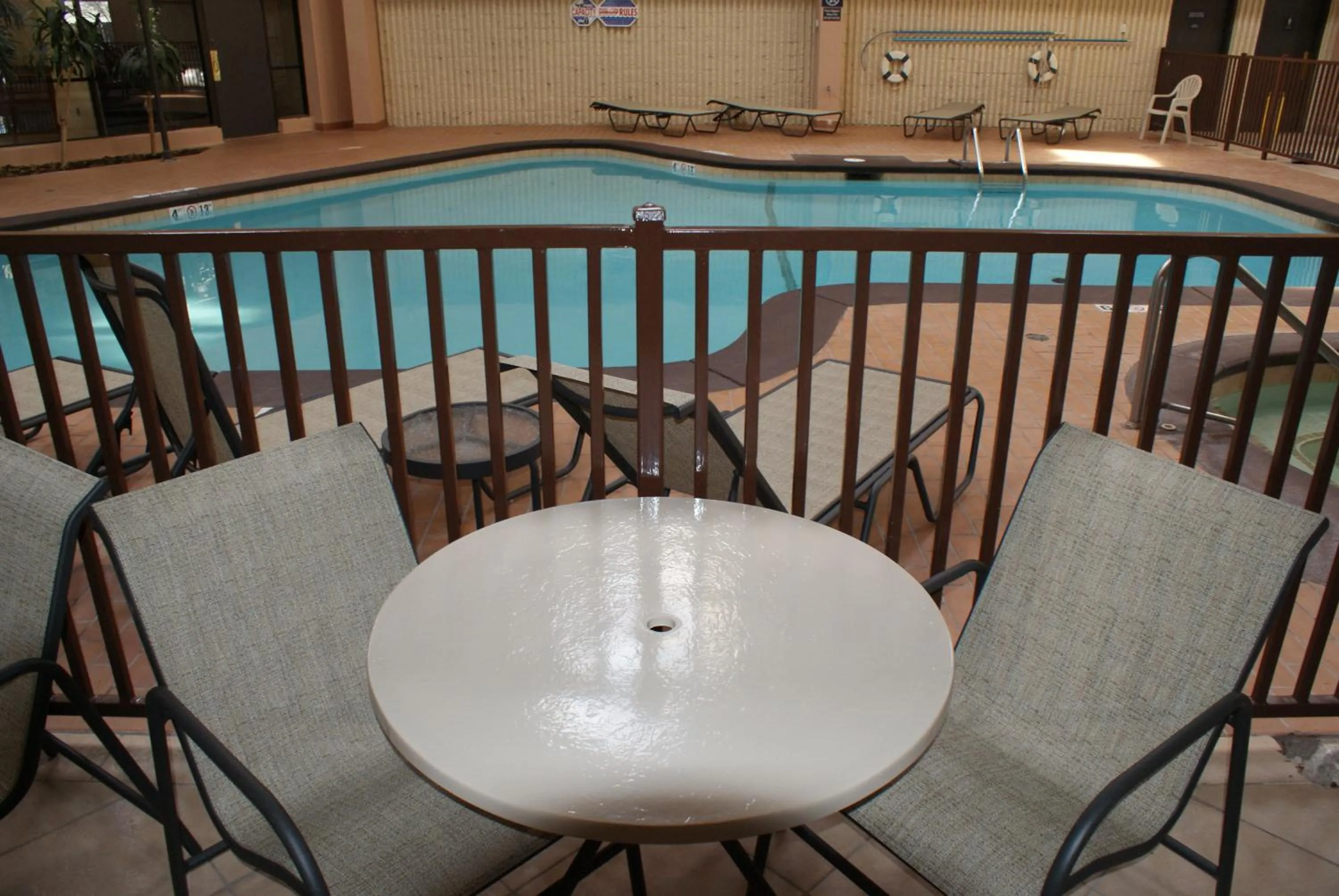 Swimming pool in Wyndham Garden Stillwater