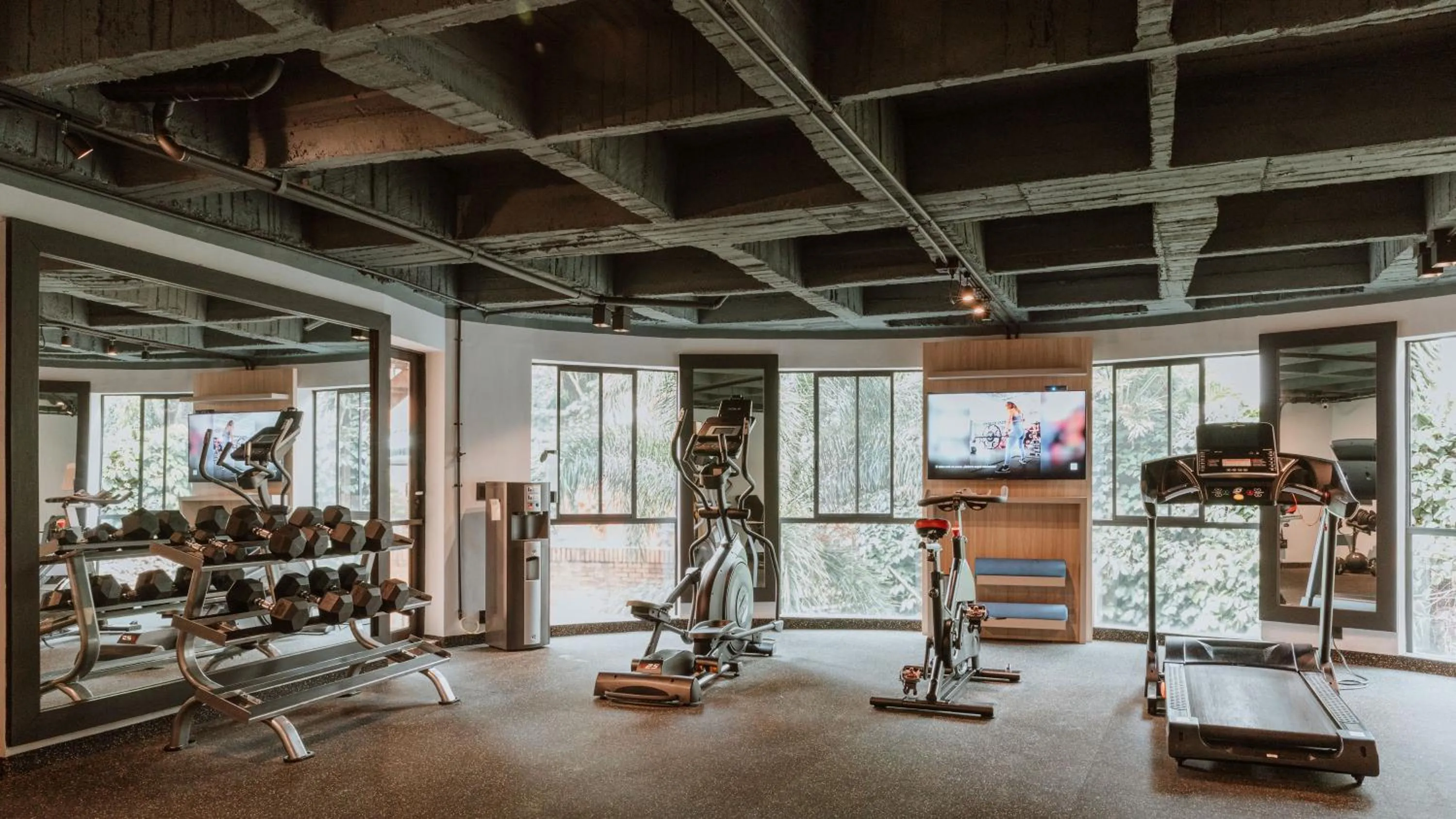 Fitness centre/facilities in Hotel Park10