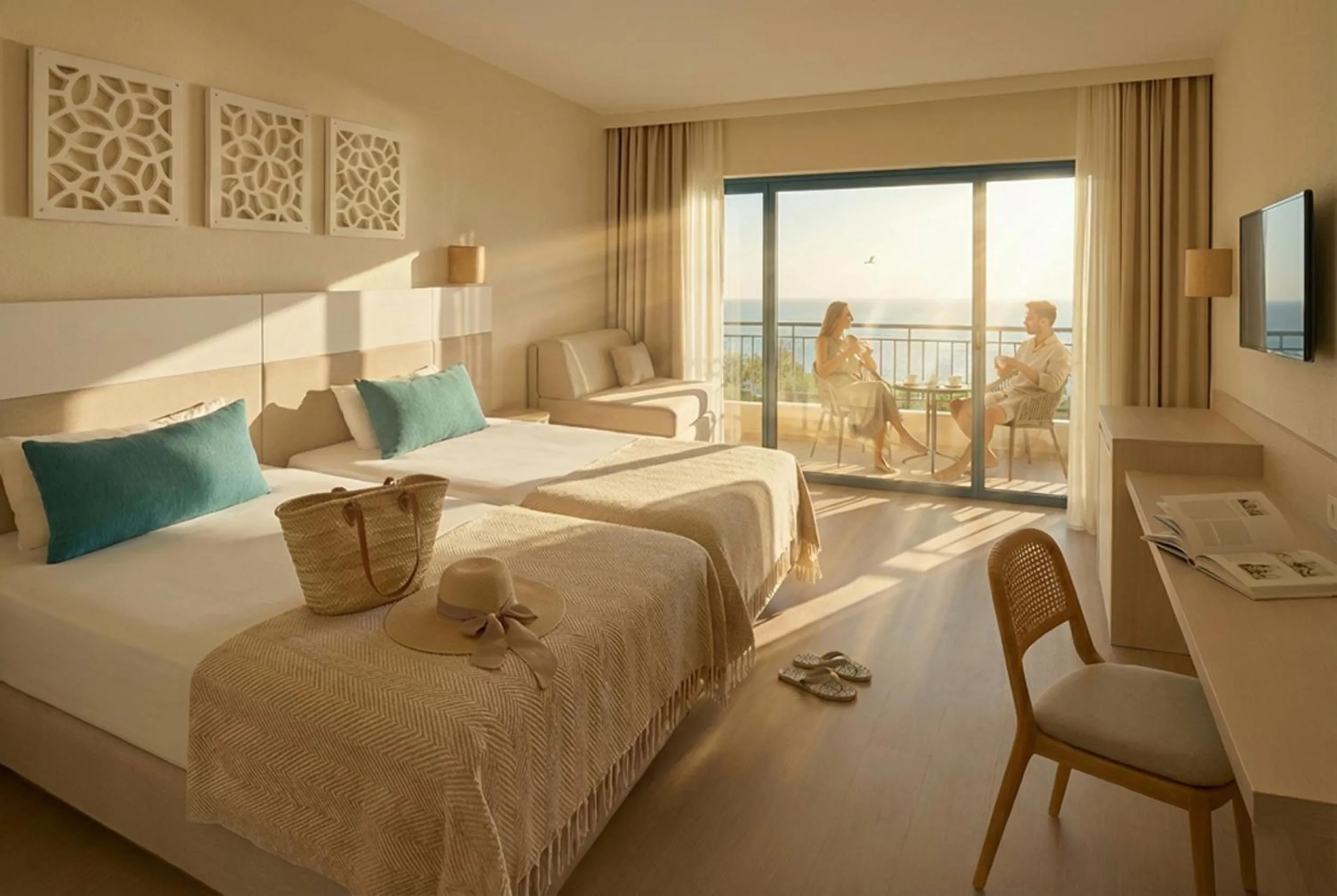 Bedroom, Bed in GRIFID Arabella Hotel - Ultra All inclusive & Aquapark