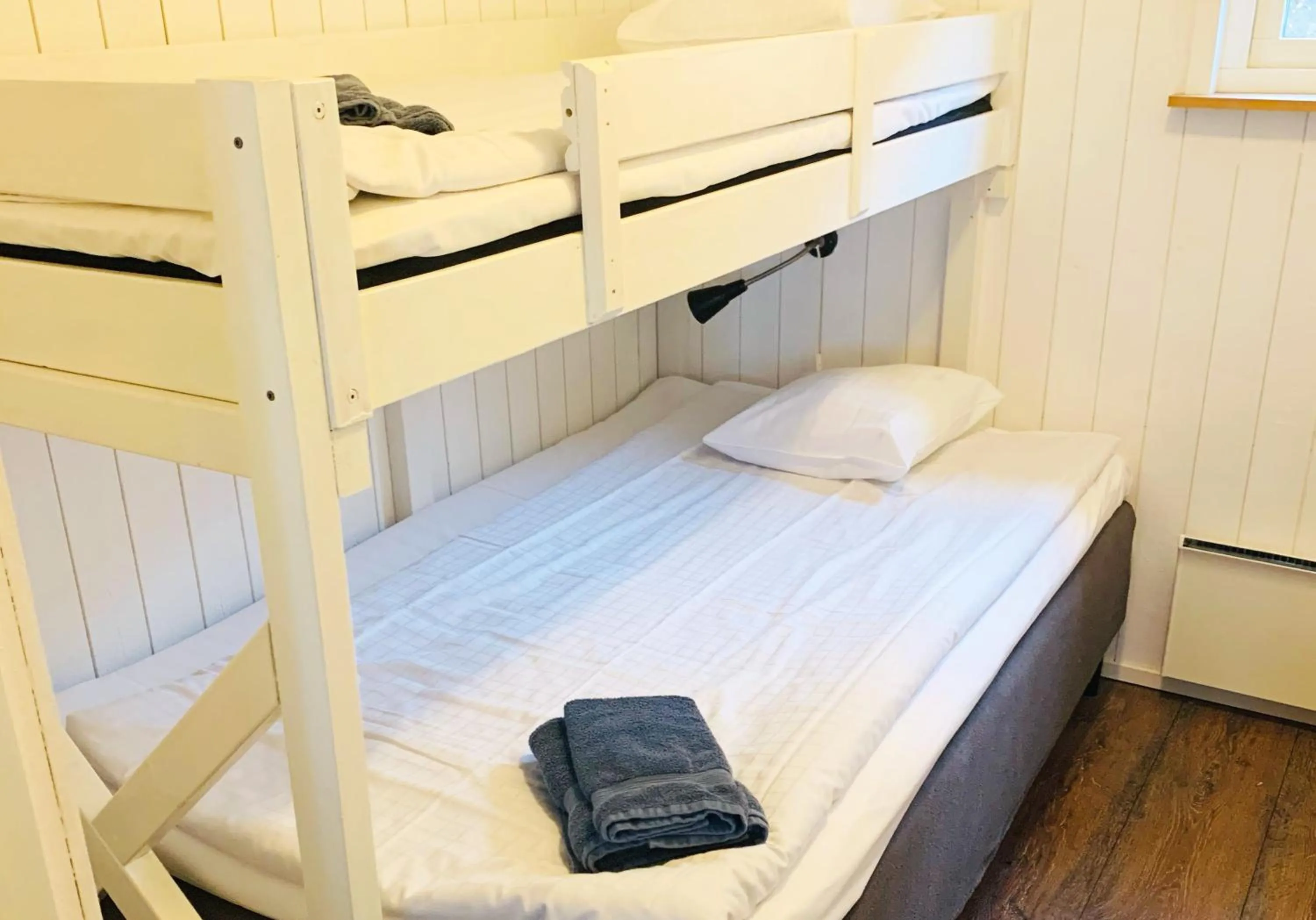 Bed in Husargårdens Bed & Breakfast