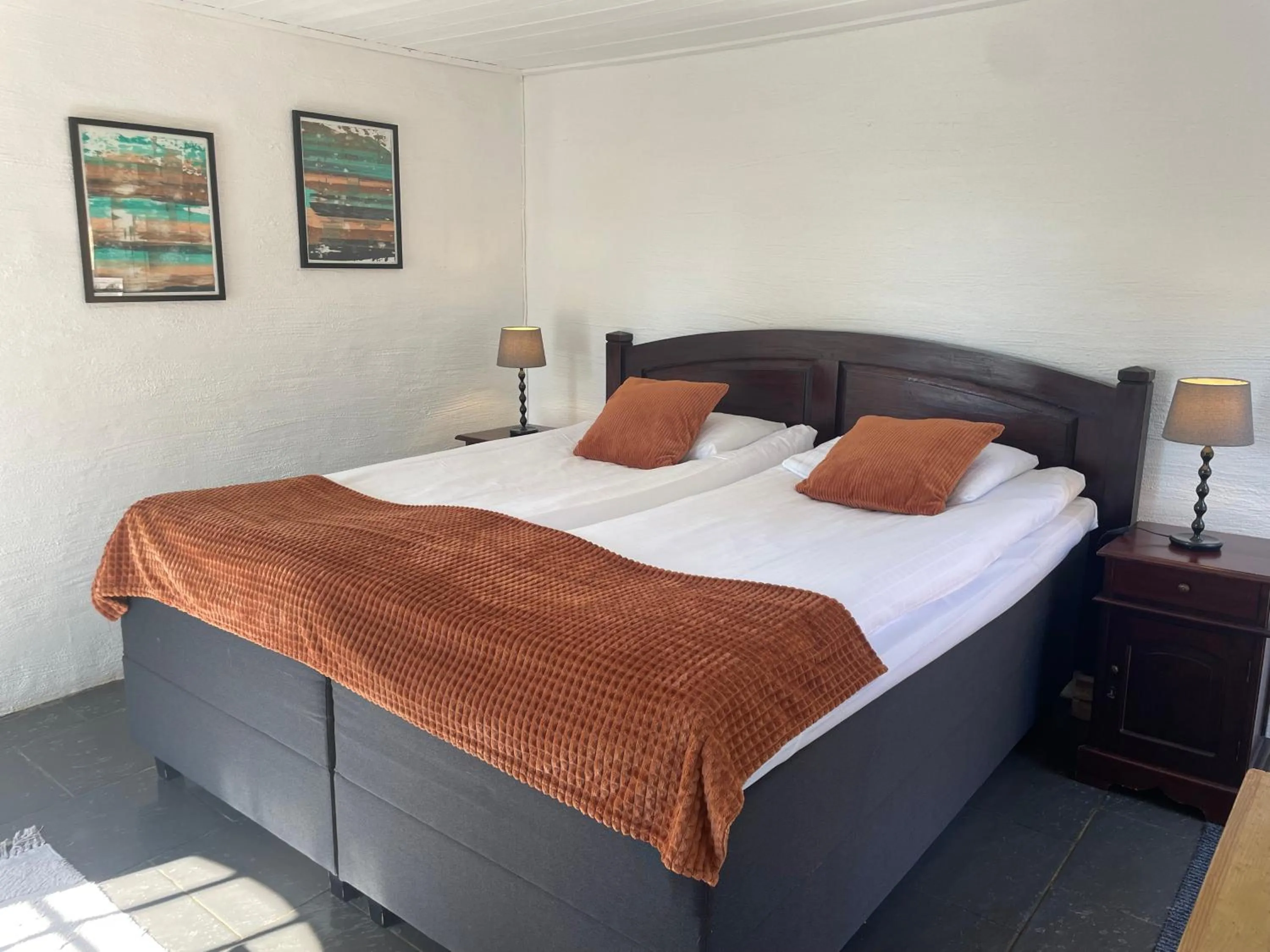 Bed in Husargårdens Bed & Breakfast