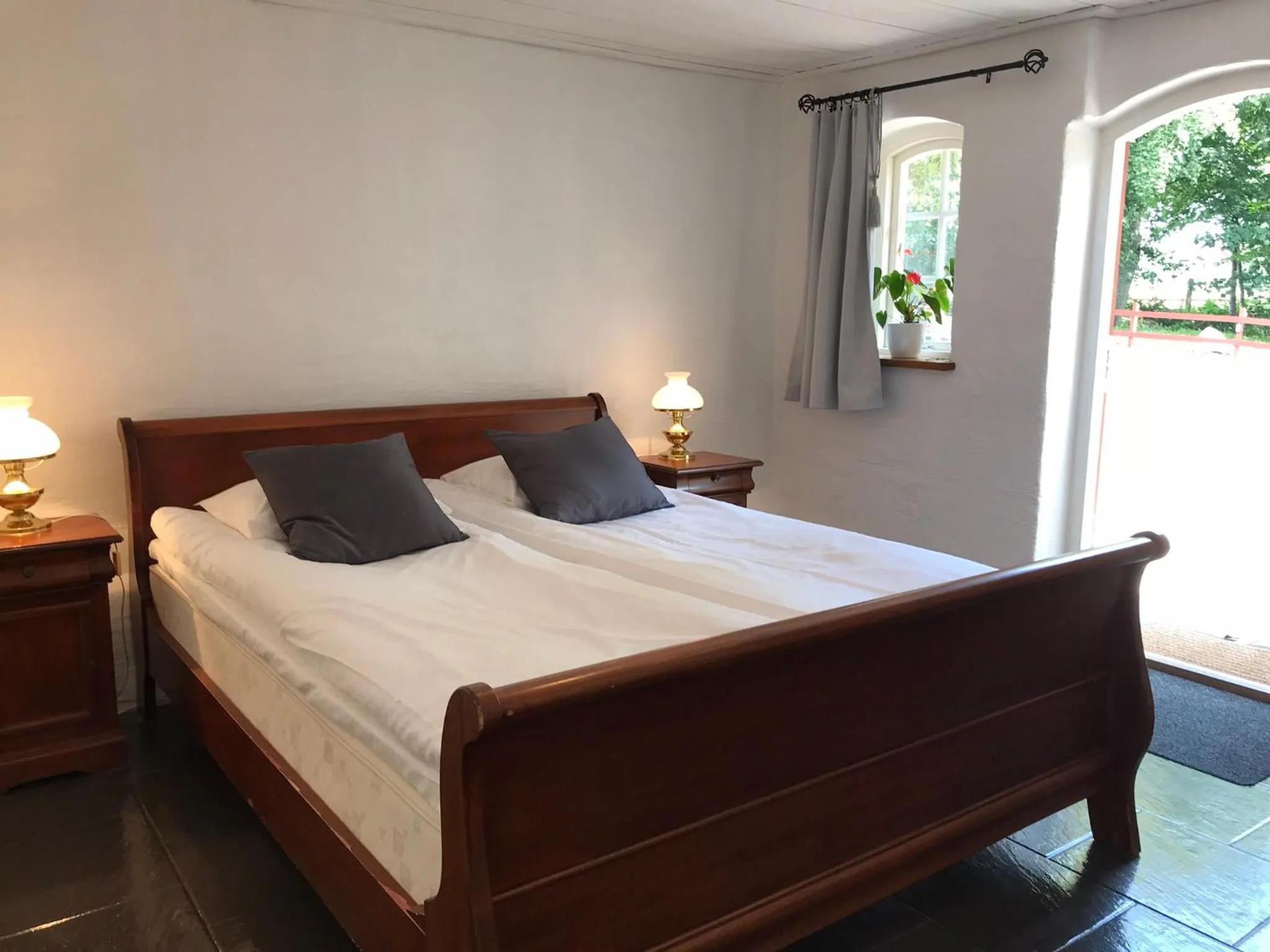 Bed in Husargårdens Bed & Breakfast