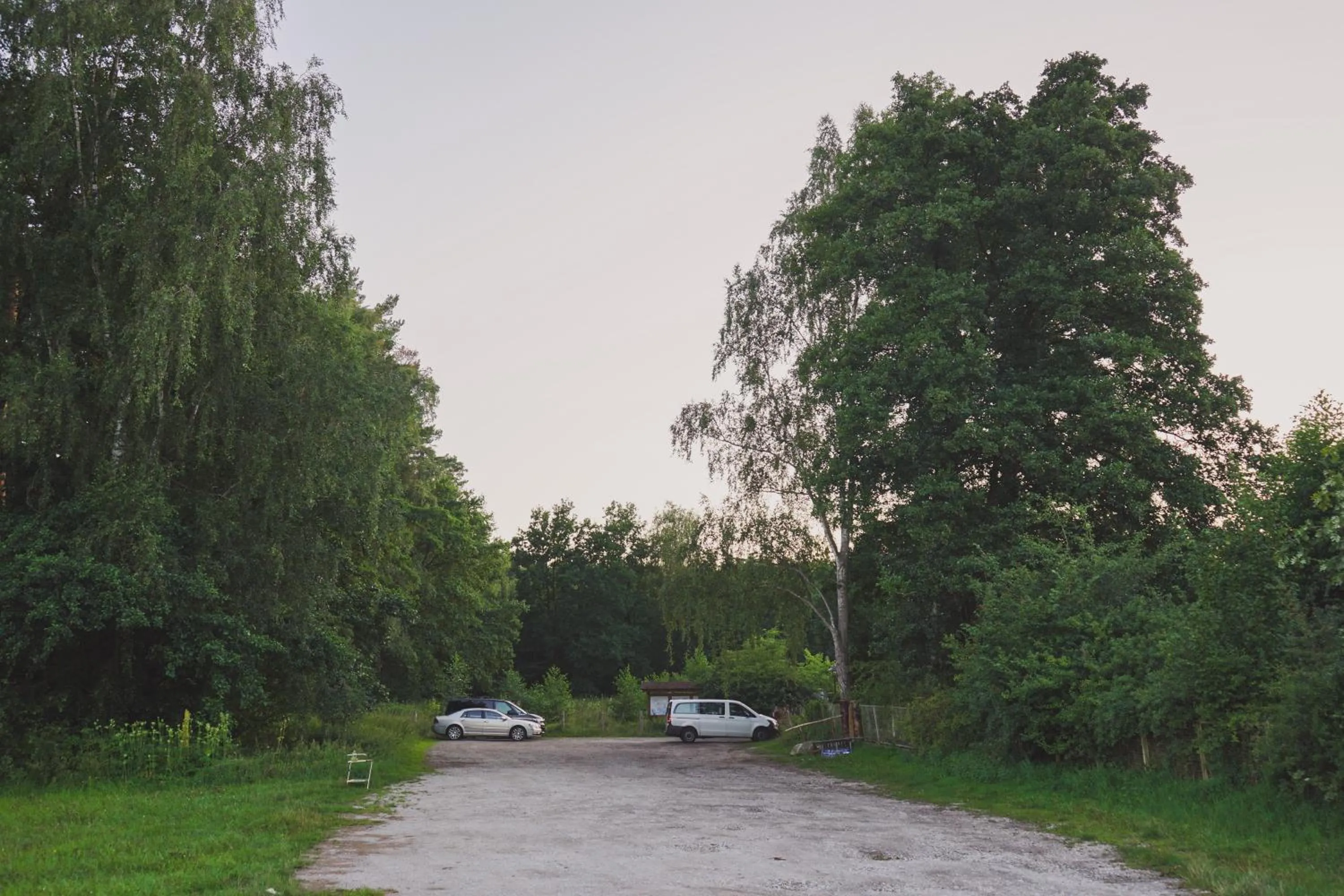 Parking in slube an den Teichen Hoher Fläming