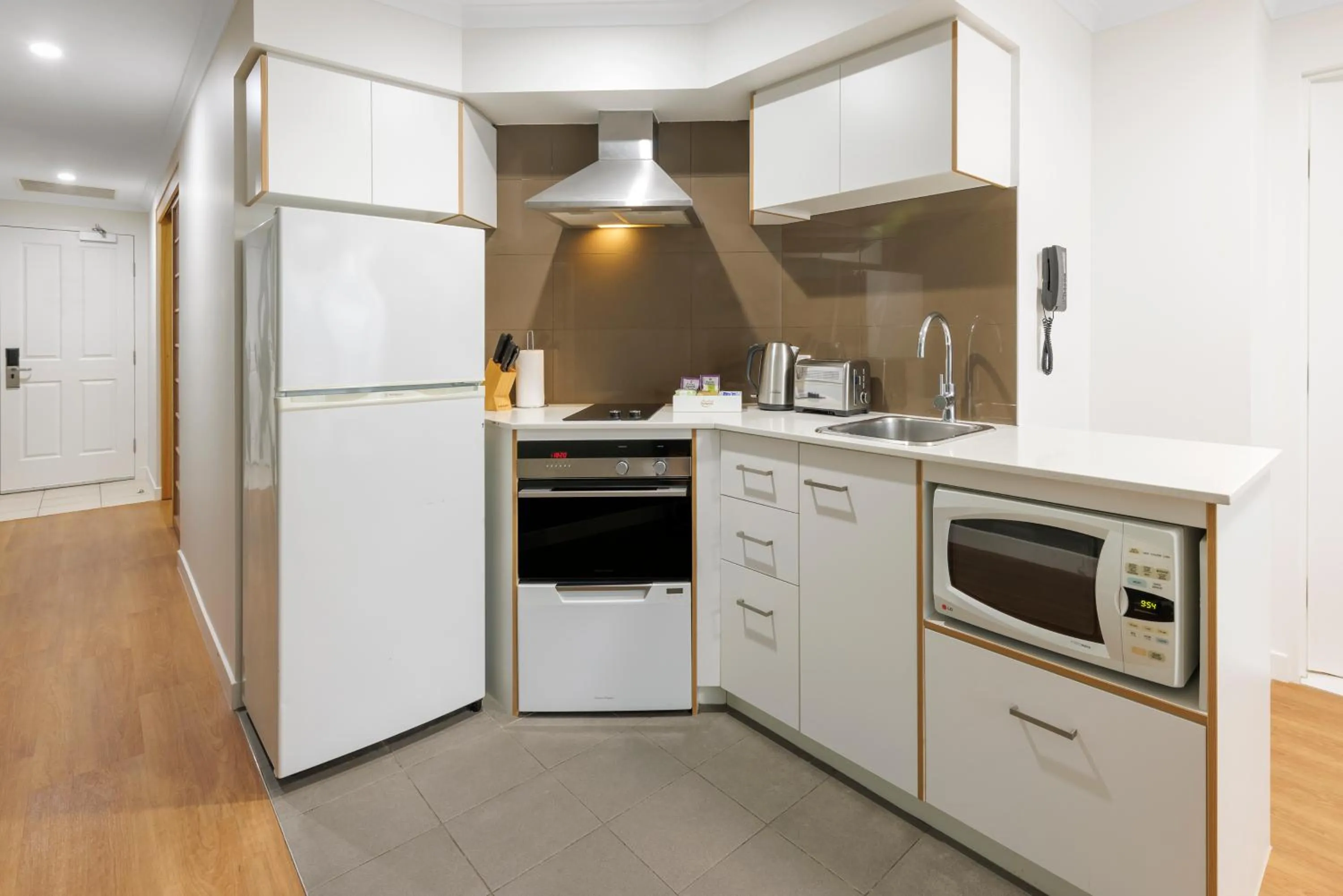 kitchen in Ramada Resort by Wyndham Shoal Bay