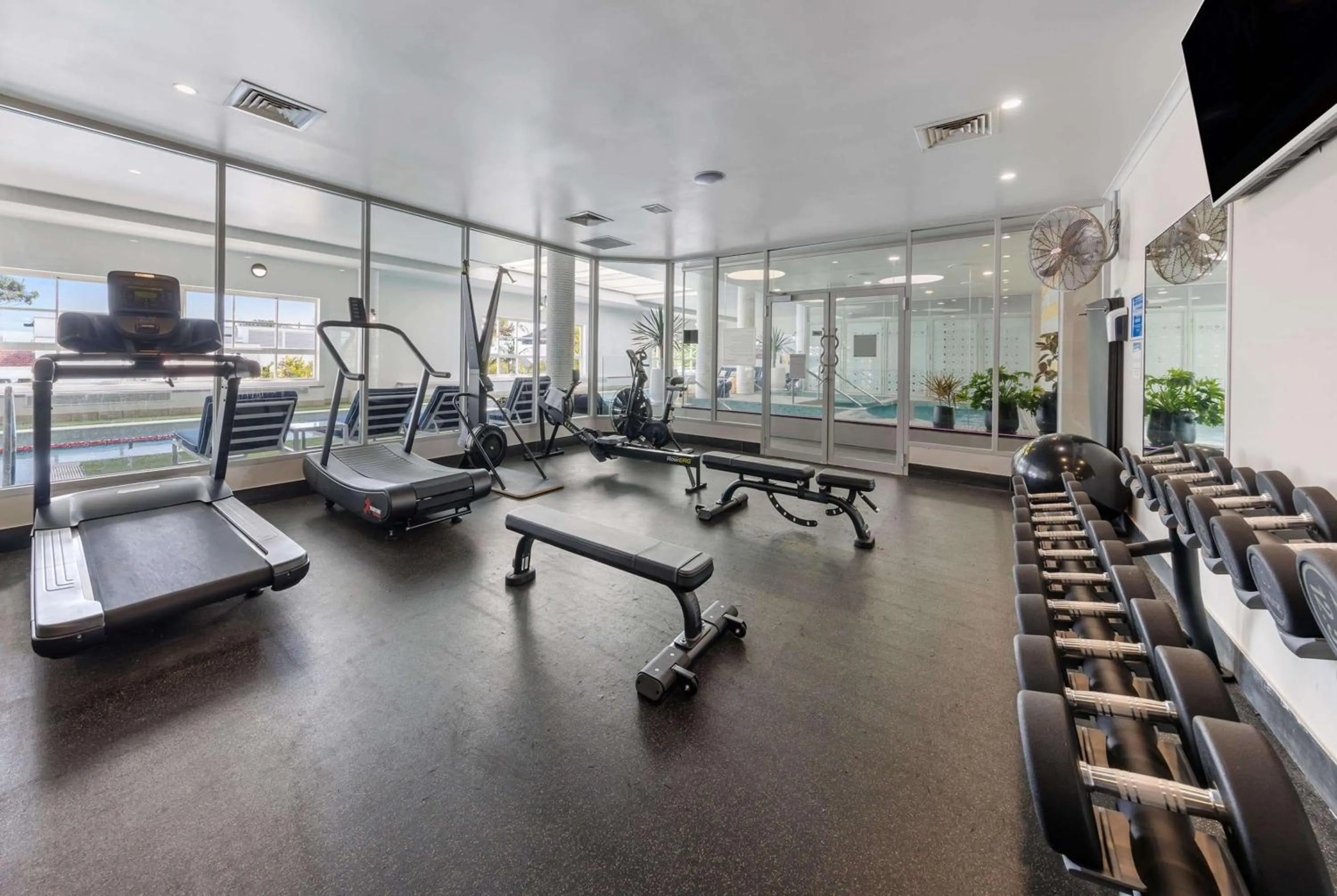 Fitness centre/facilities in Ramada Resort by Wyndham Shoal Bay