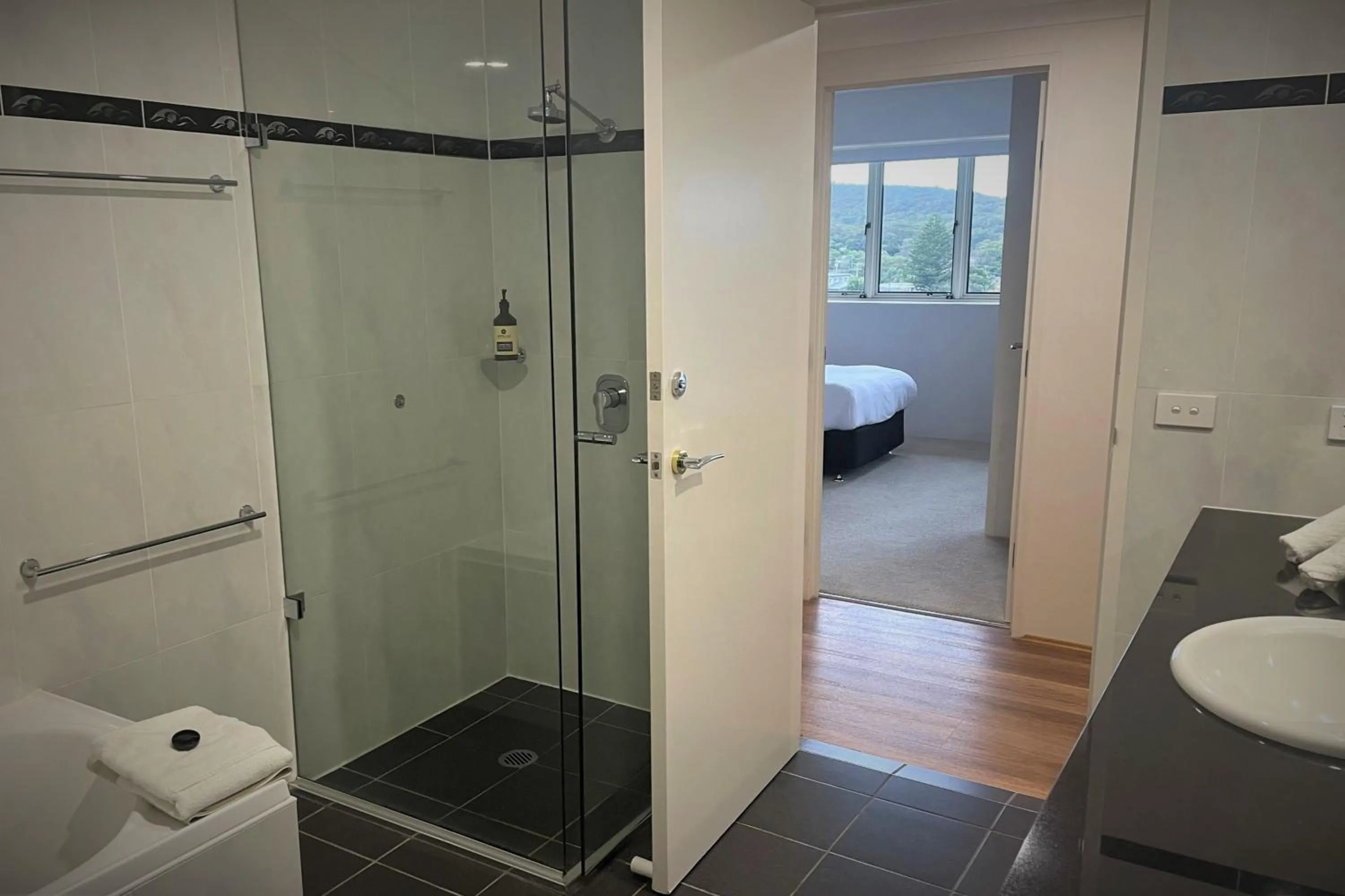 Shower in Ramada Resort by Wyndham Shoal Bay