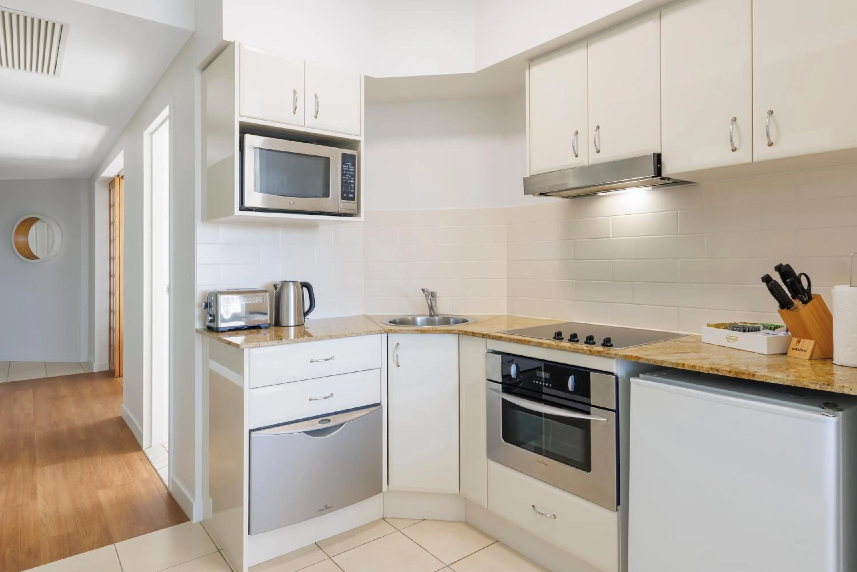 kitchen in Ramada Resort by Wyndham Shoal Bay