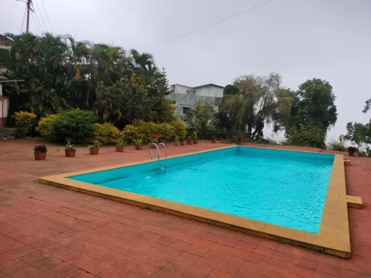Swimming pool in The Dhanhills - a valley view hotel in panchgani