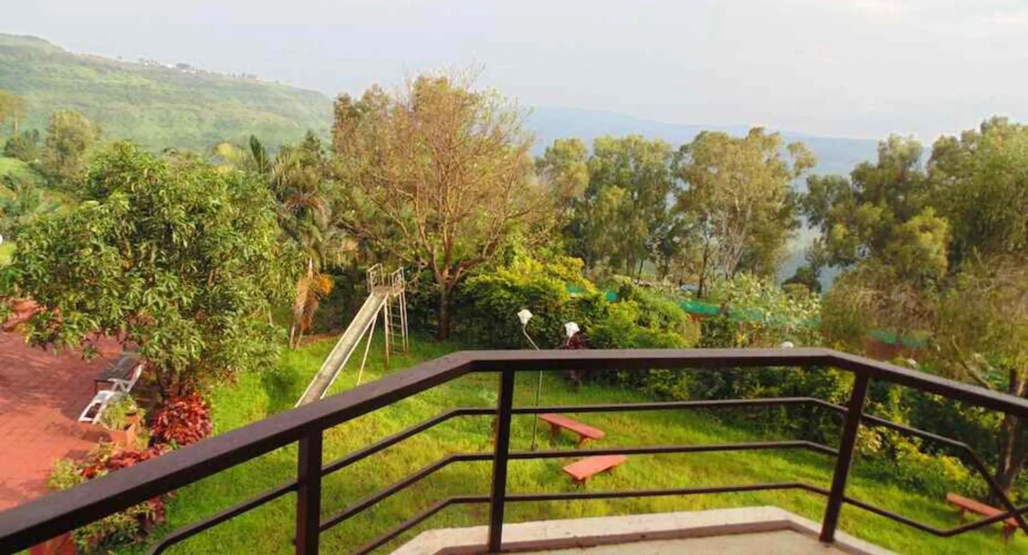 Garden view in The Dhanhills - a valley view hotel in panchgani