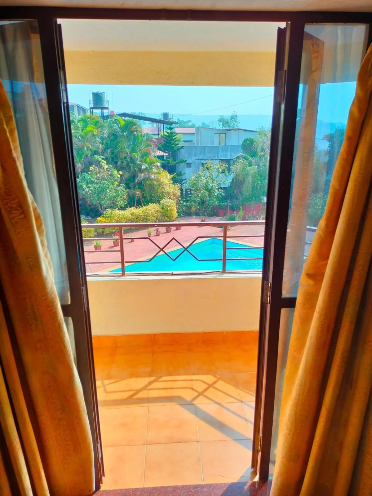 Swimming pool in The Dhanhills - a valley view hotel in panchgani